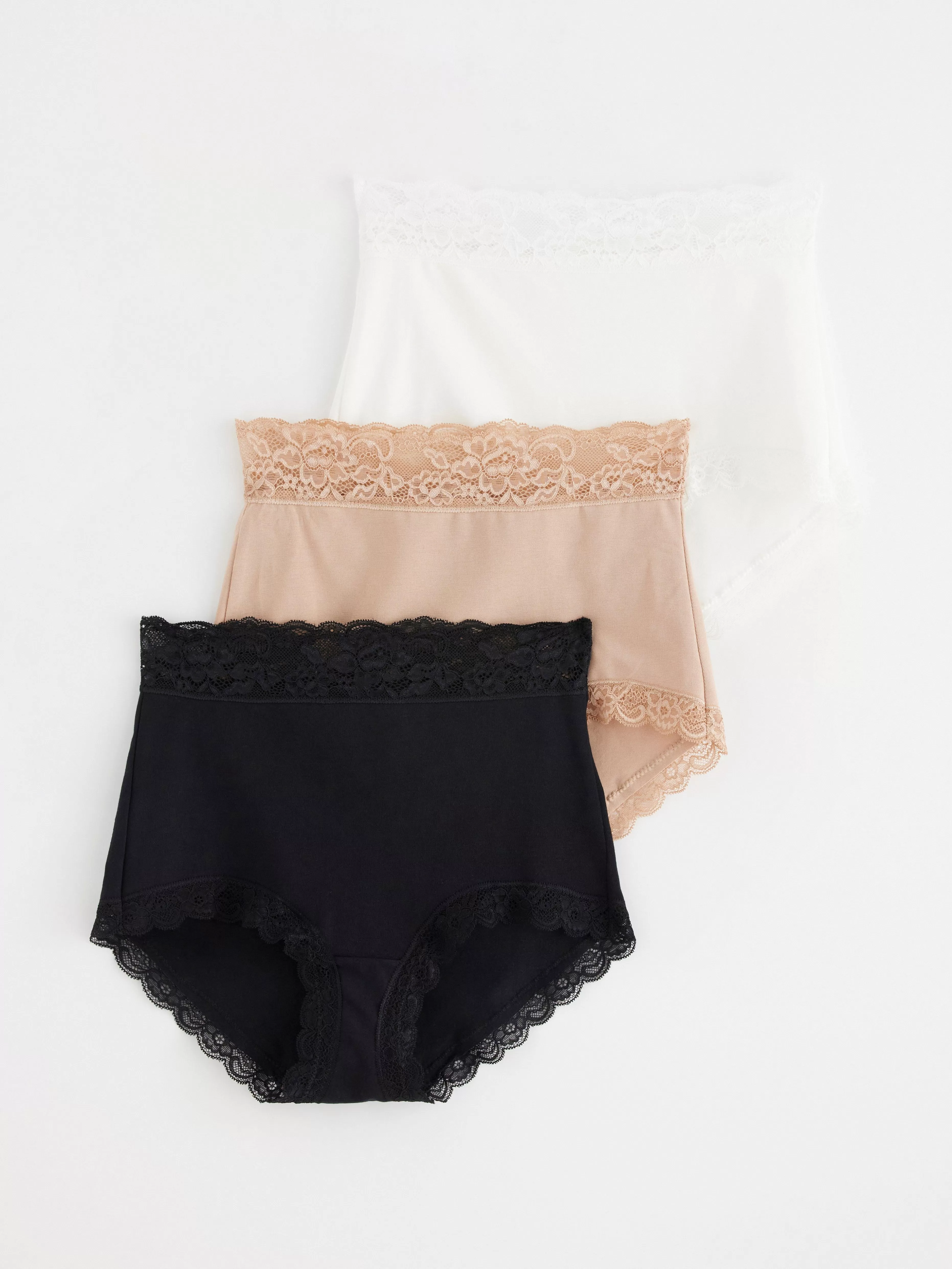 Dam Lindex 3-Pack High Waist Trosor