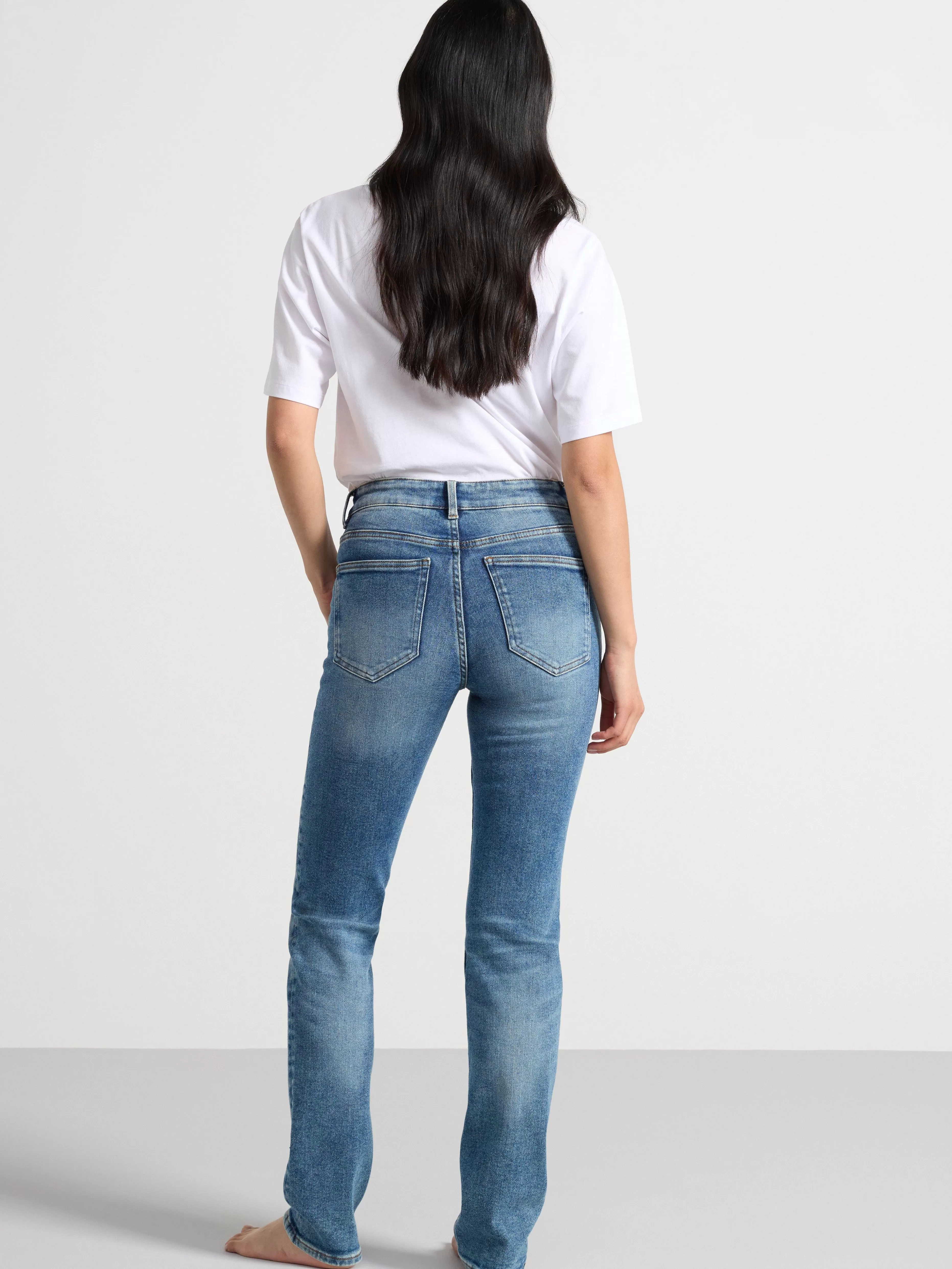 Dam Lindex Alba Slim Straight Jeans