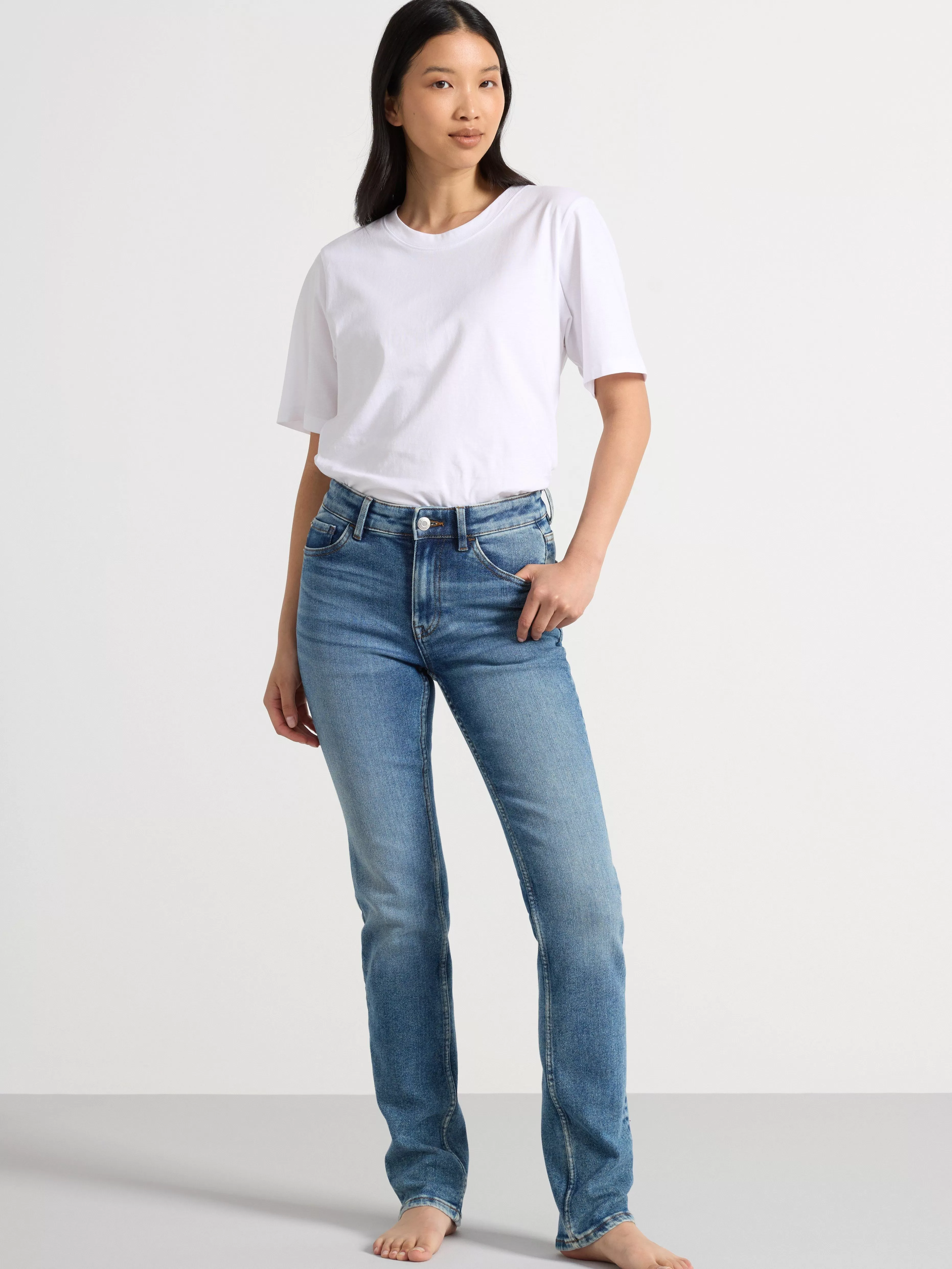 Dam Lindex Alba Slim Straight Jeans