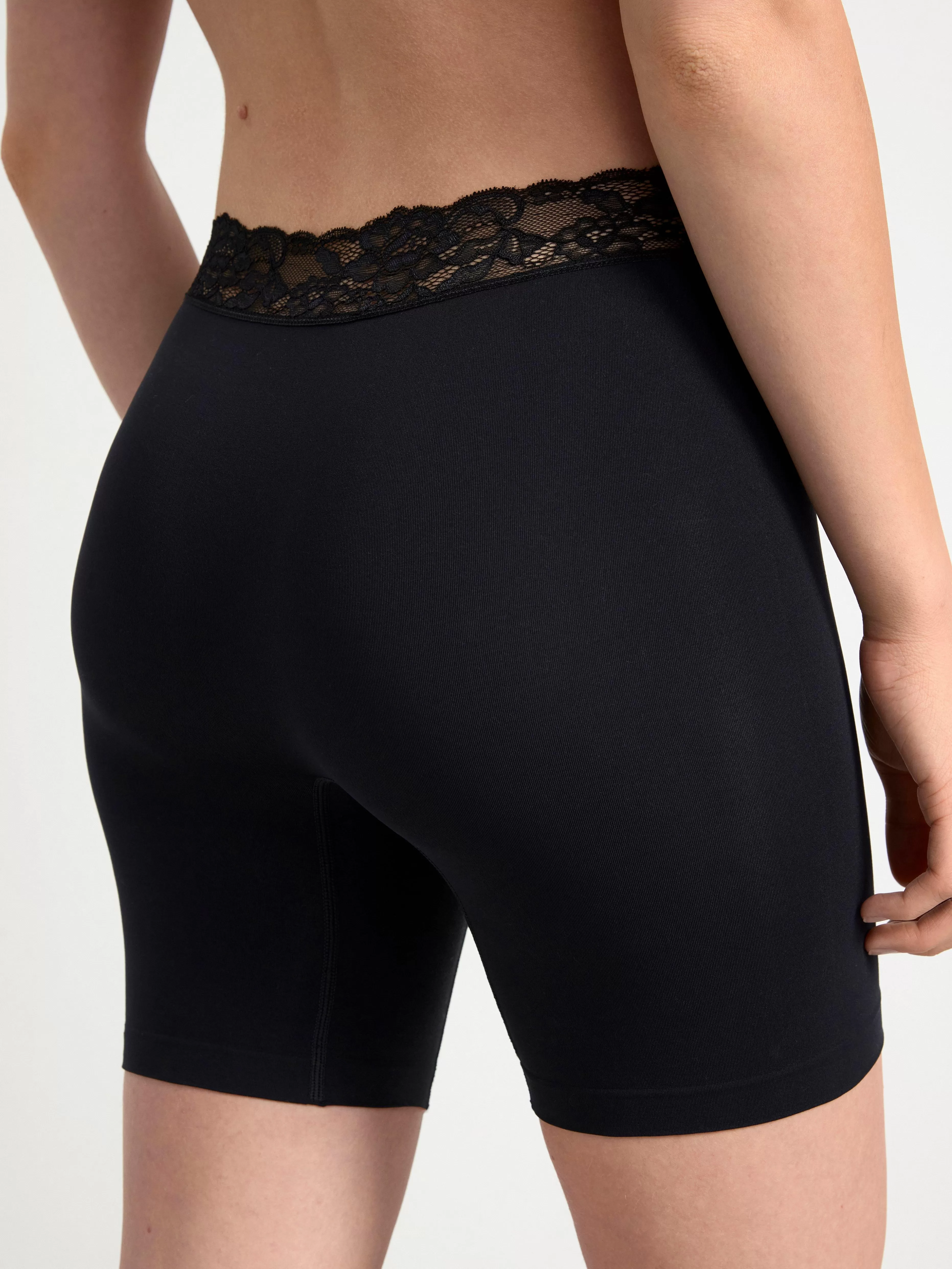 Dam Lindex Biker Trosa Med Hog Midja