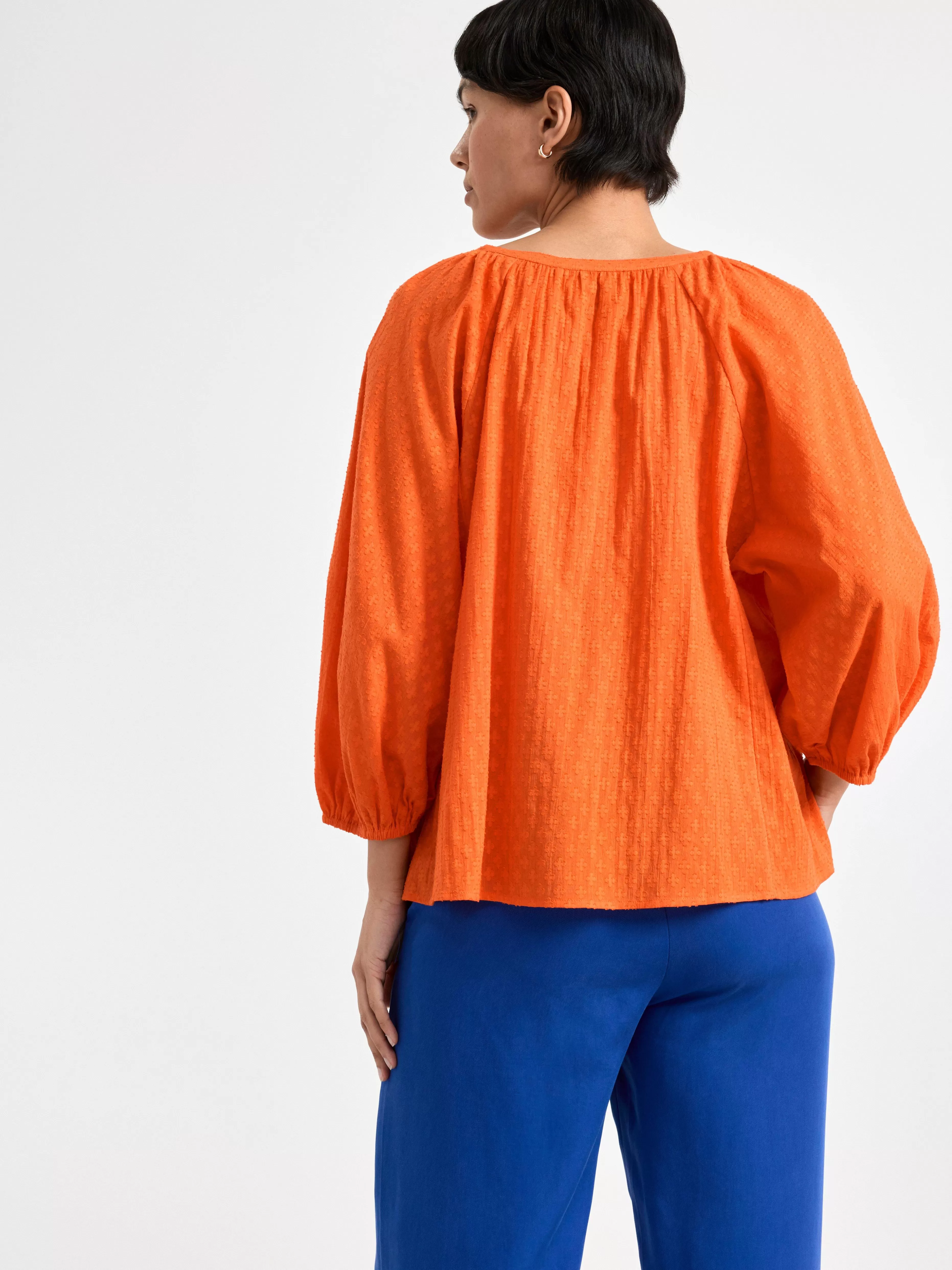 Dam Lindex Blus Med Tofsar