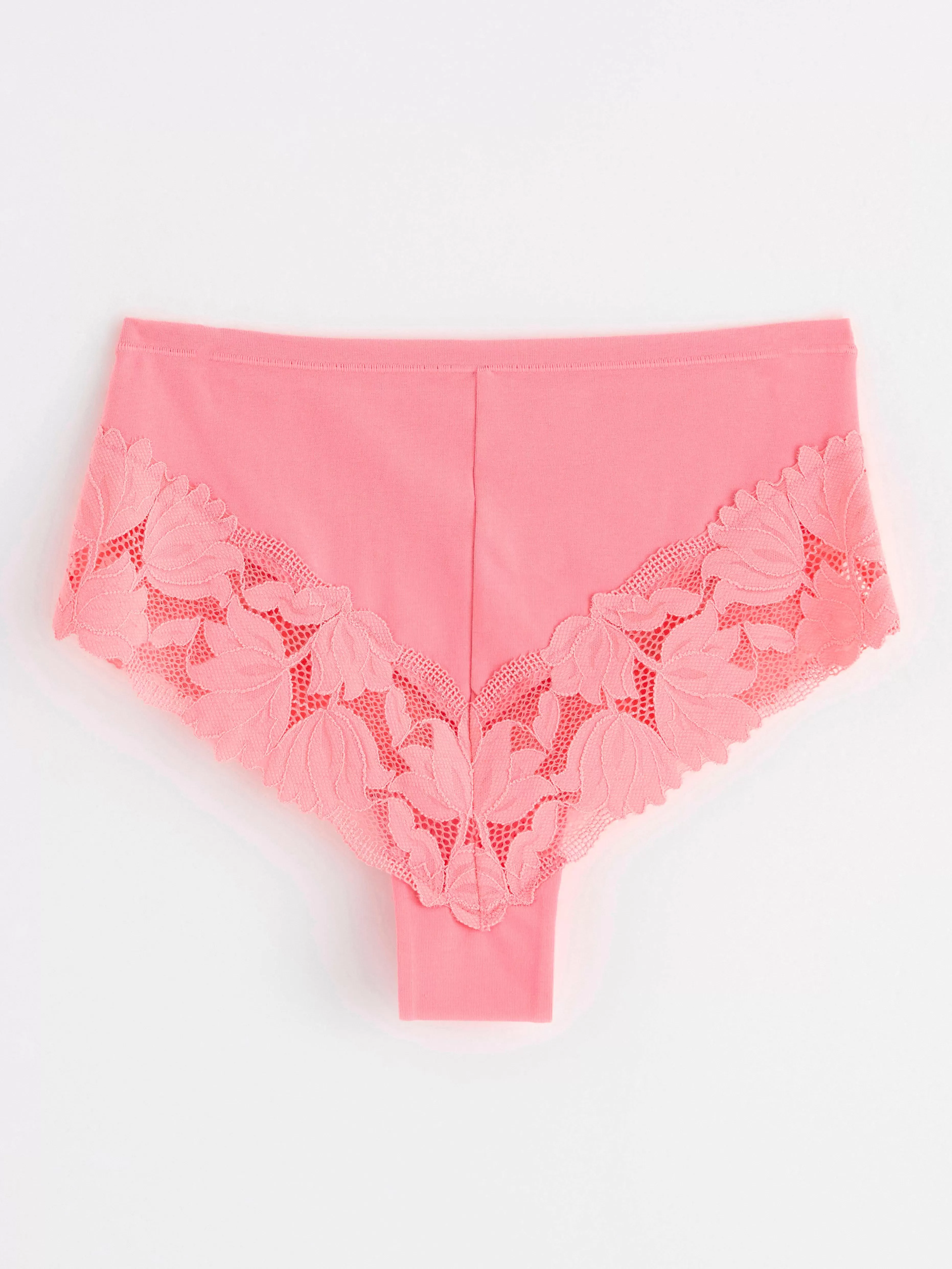 Dam Lindex Brazilian Trosa High Waist Med Spets