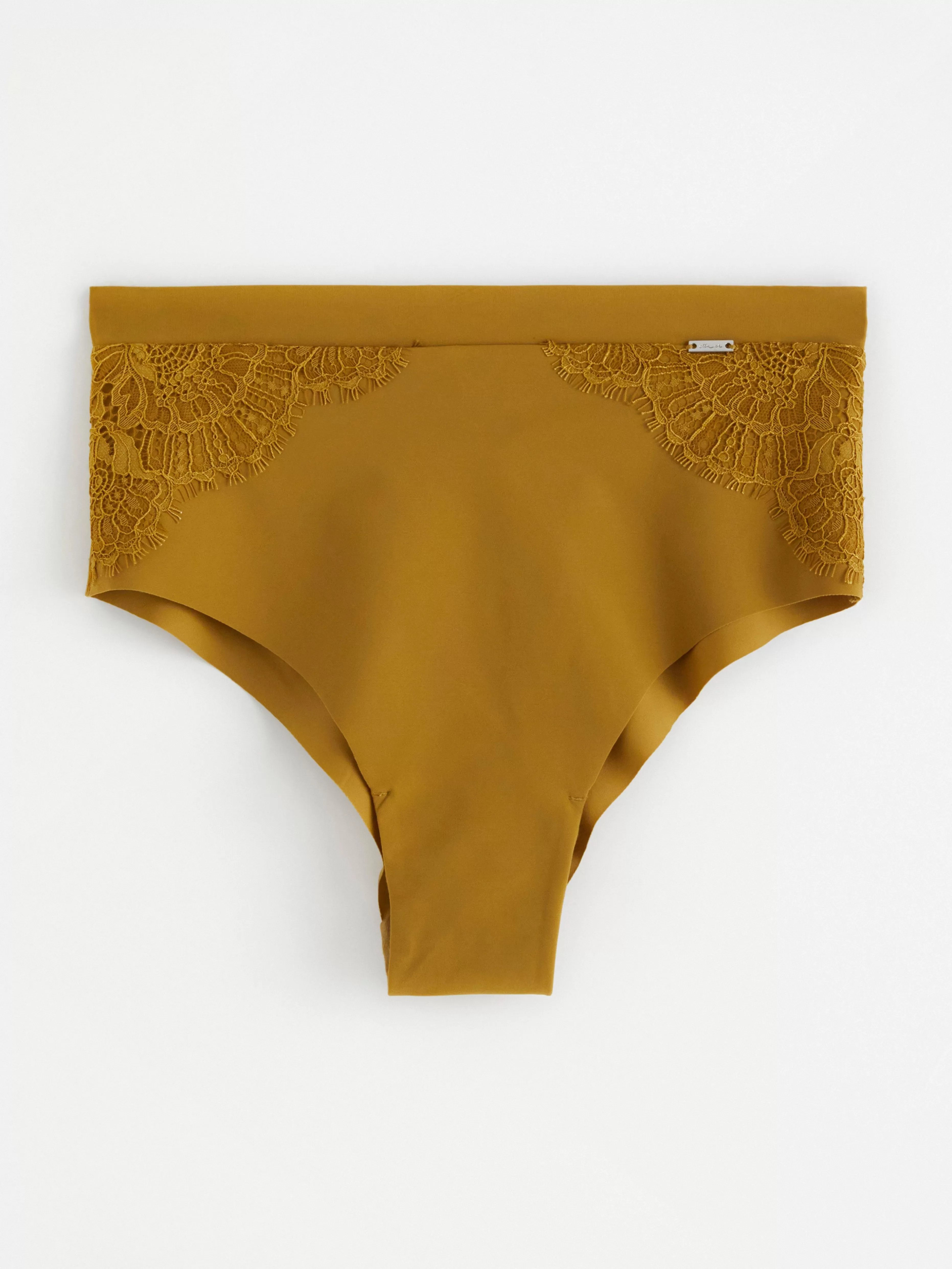 Dam Lindex Brazilian Trosa Med Hog Midja Och Spets