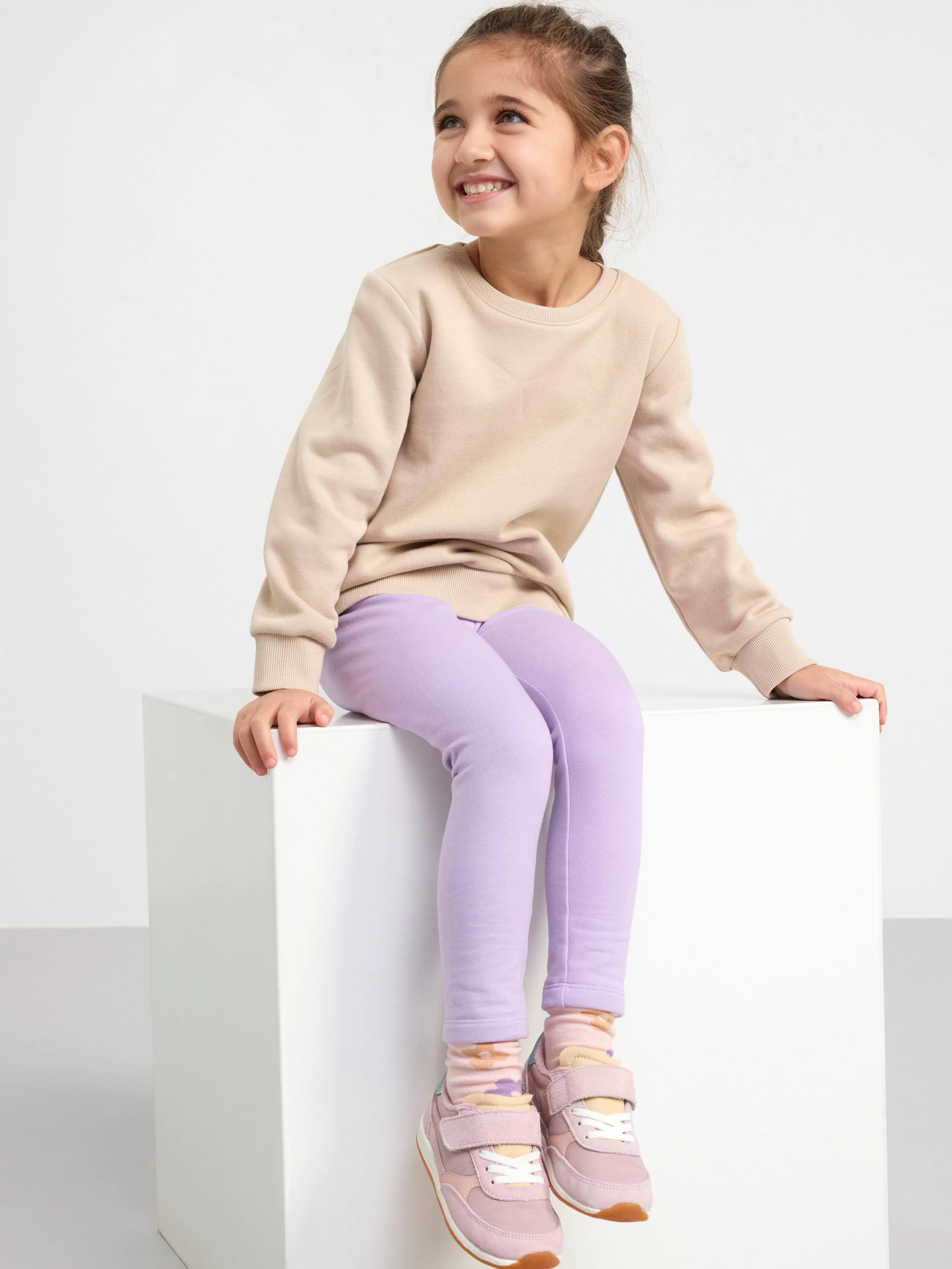 Barn Lindex Extra Slitstarka Leggings Med Borstad Insida