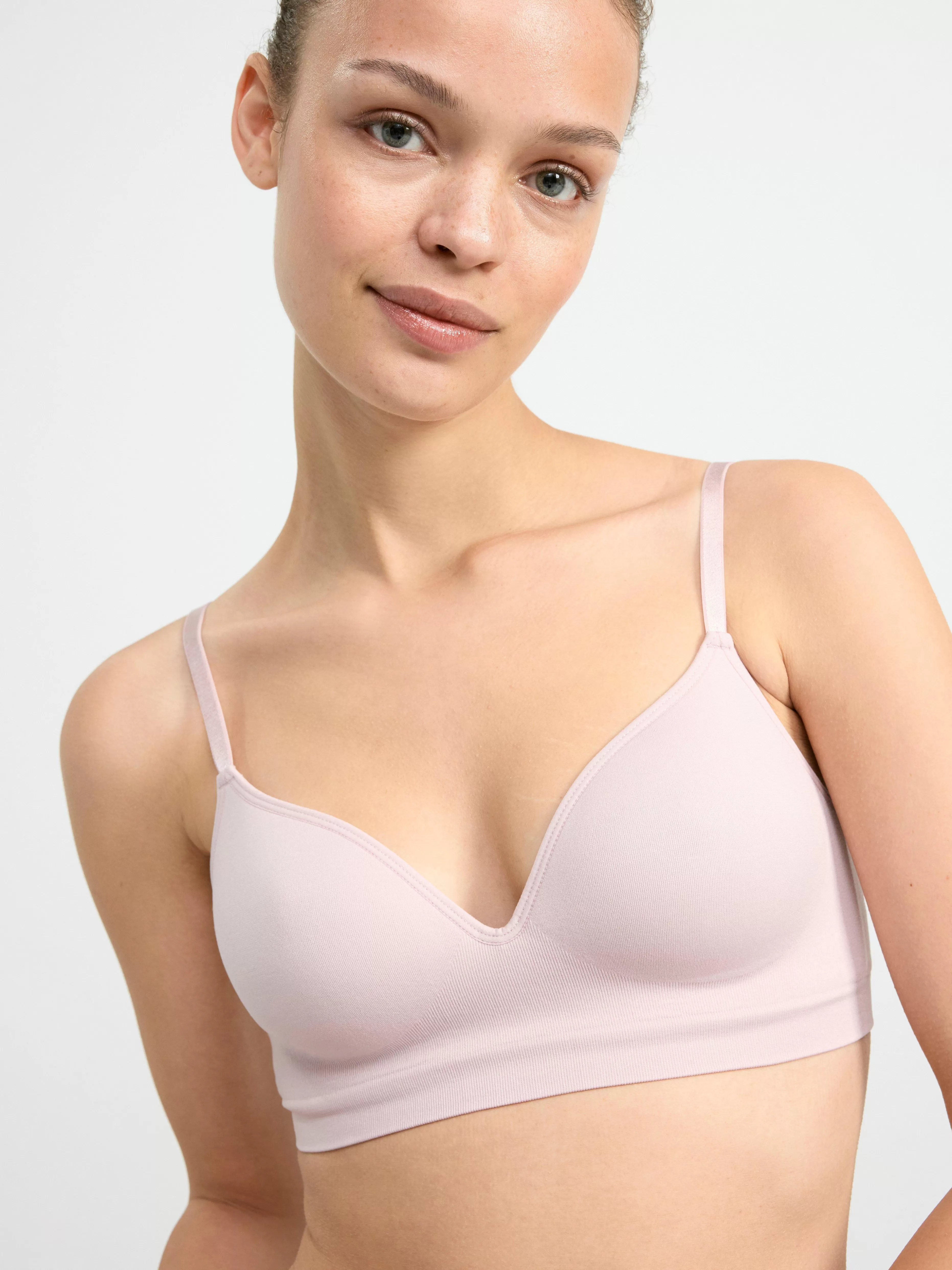 Dam Lindex Flora Seamless Bygellos Bh