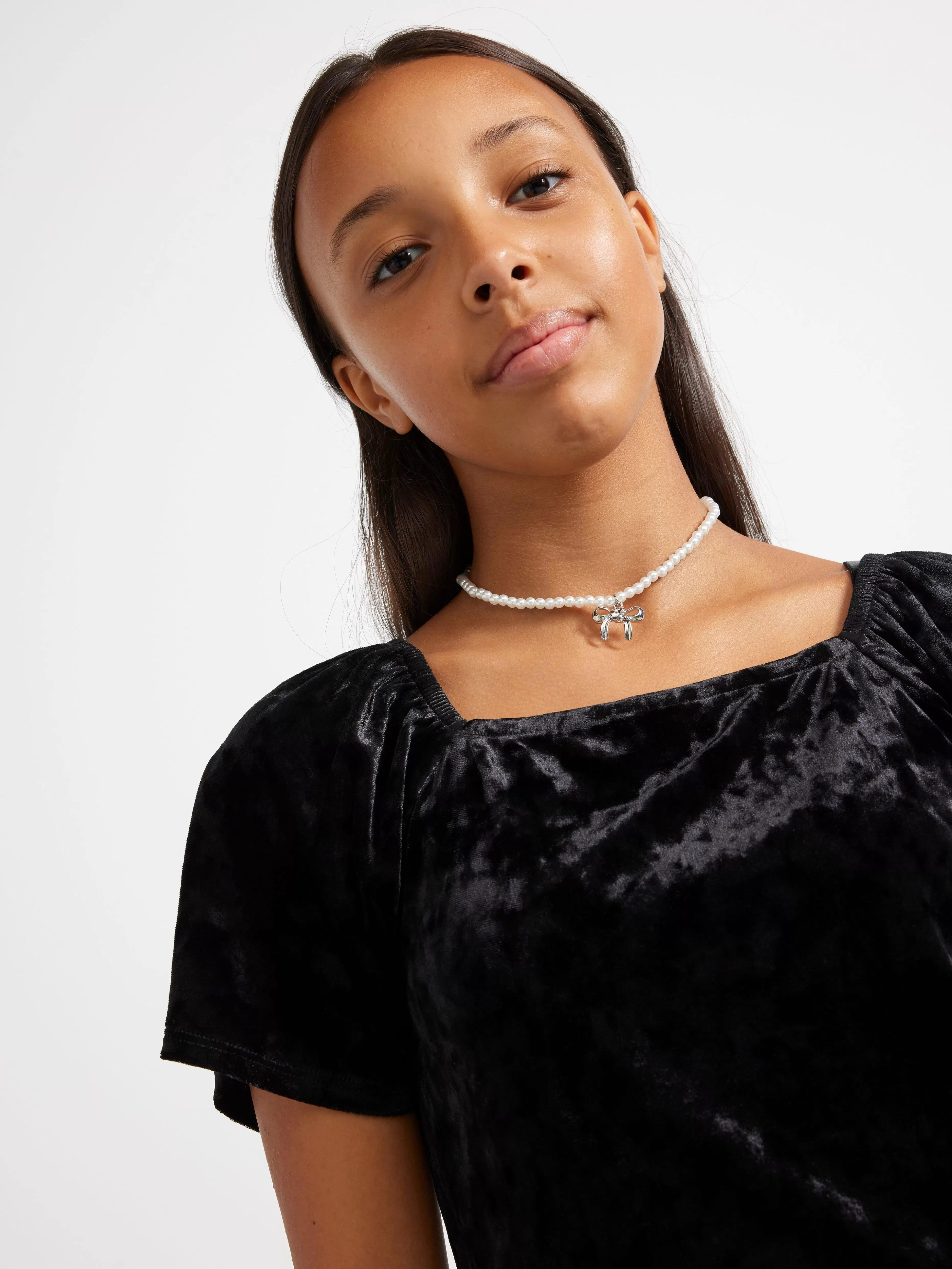 Barn Lindex Freja Jeans Med Utsvangt Ben, Superstretch Och Normalhog Midja