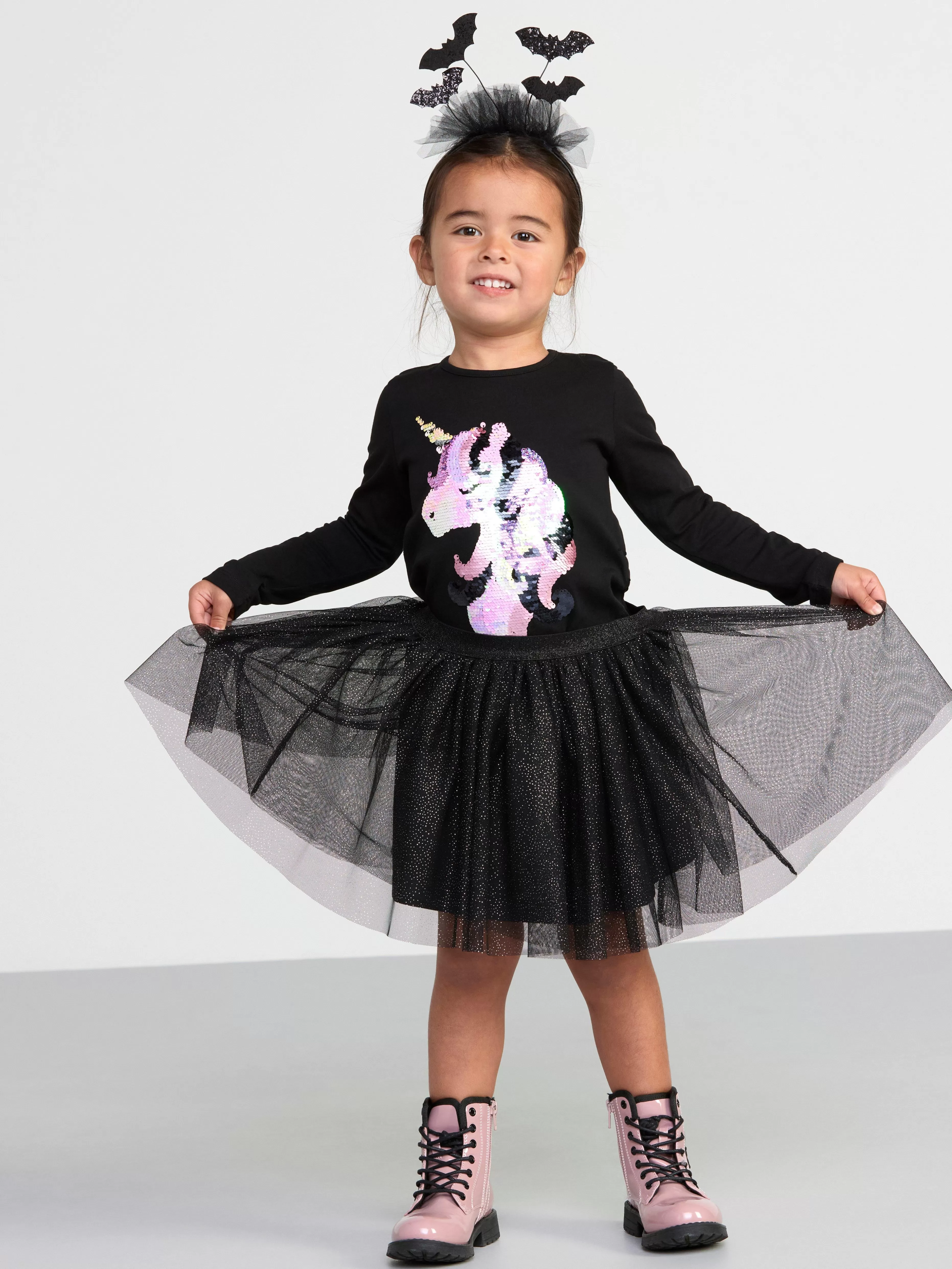 Barn Lindex Halloween-Diadem Med Fladdermoss Och Mesh