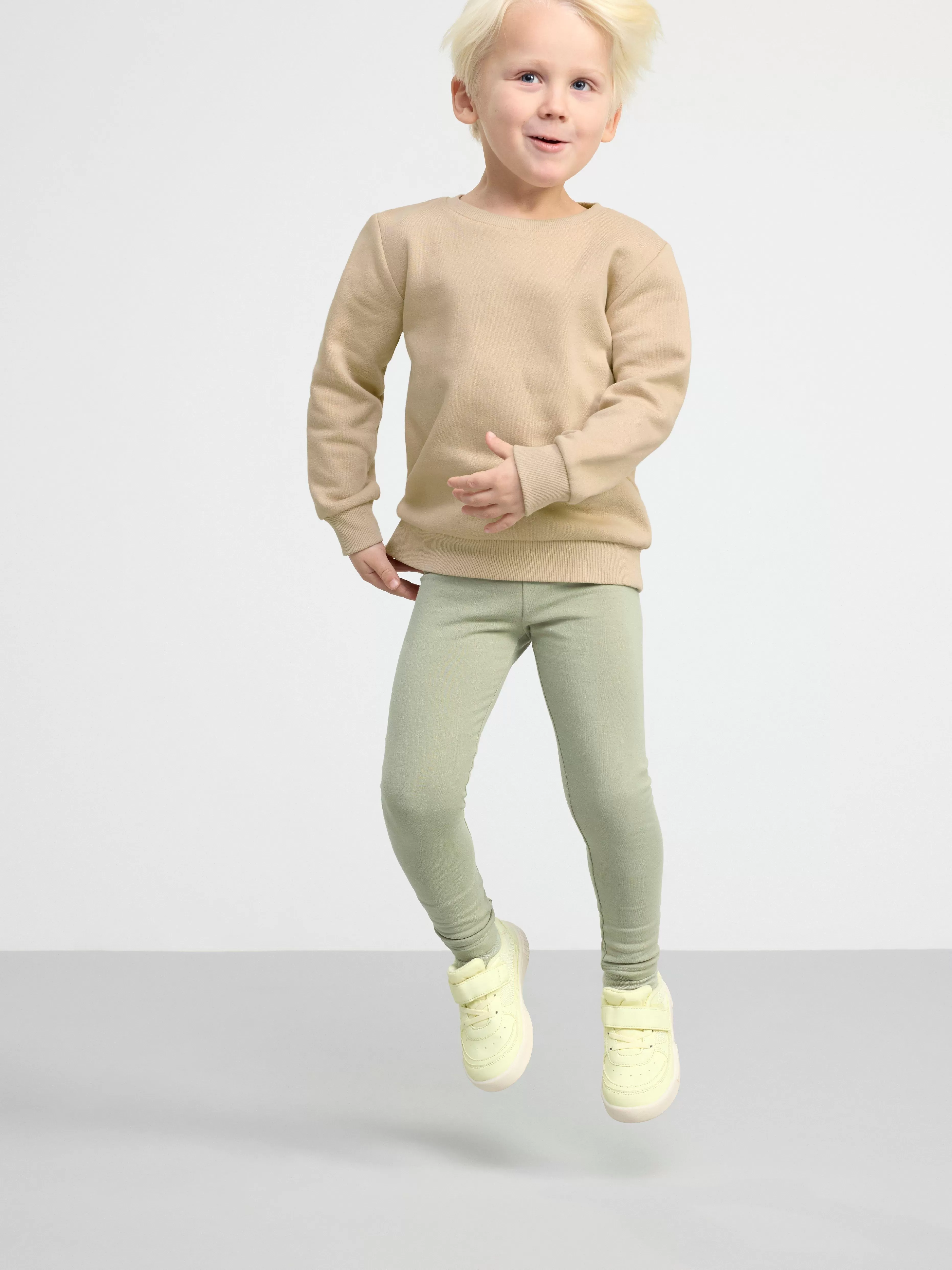 Barn Lindex Leggings Med Borstad Insida