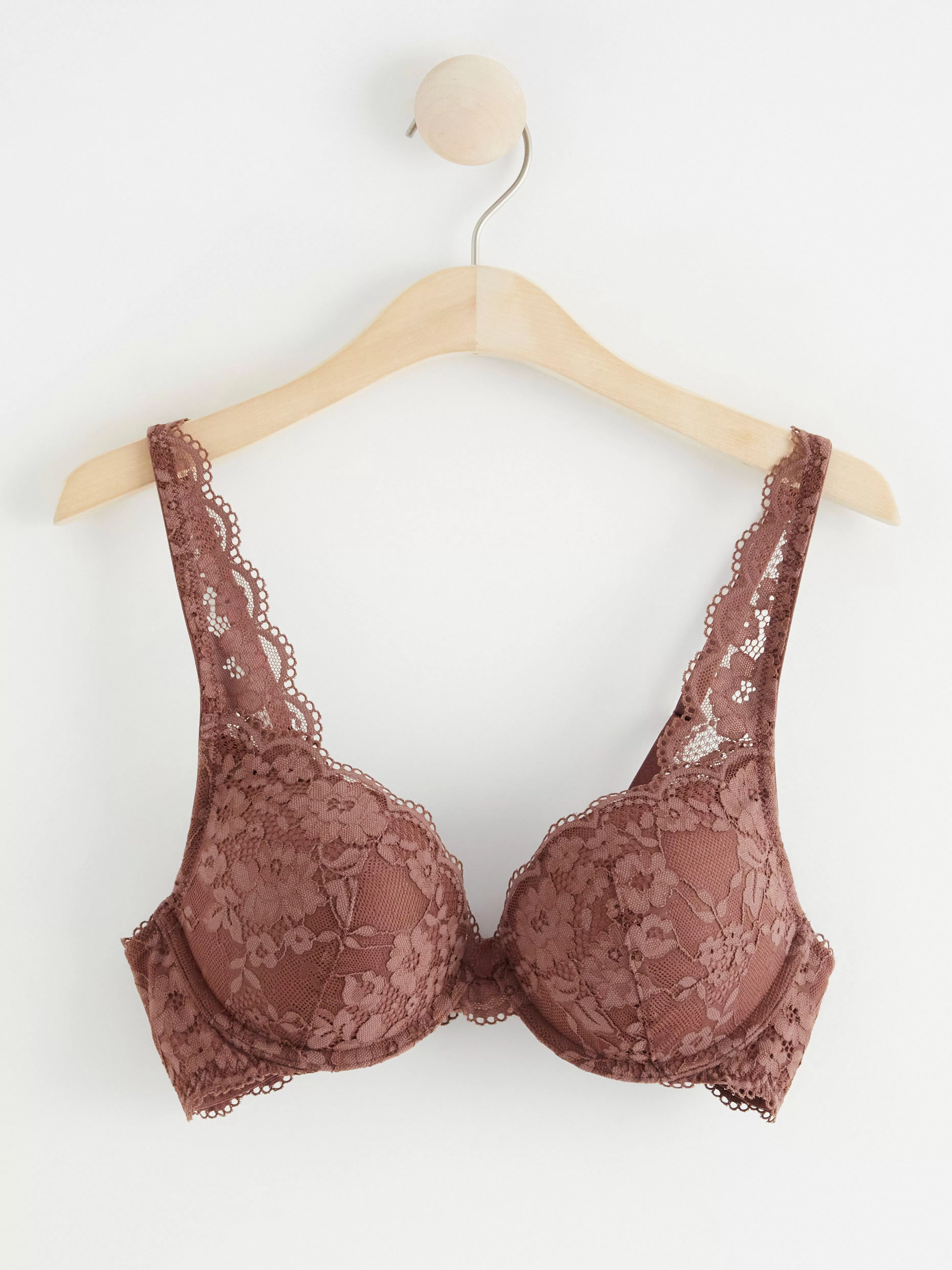 Dam Lindex Malva Push-Up Bh Med Spets