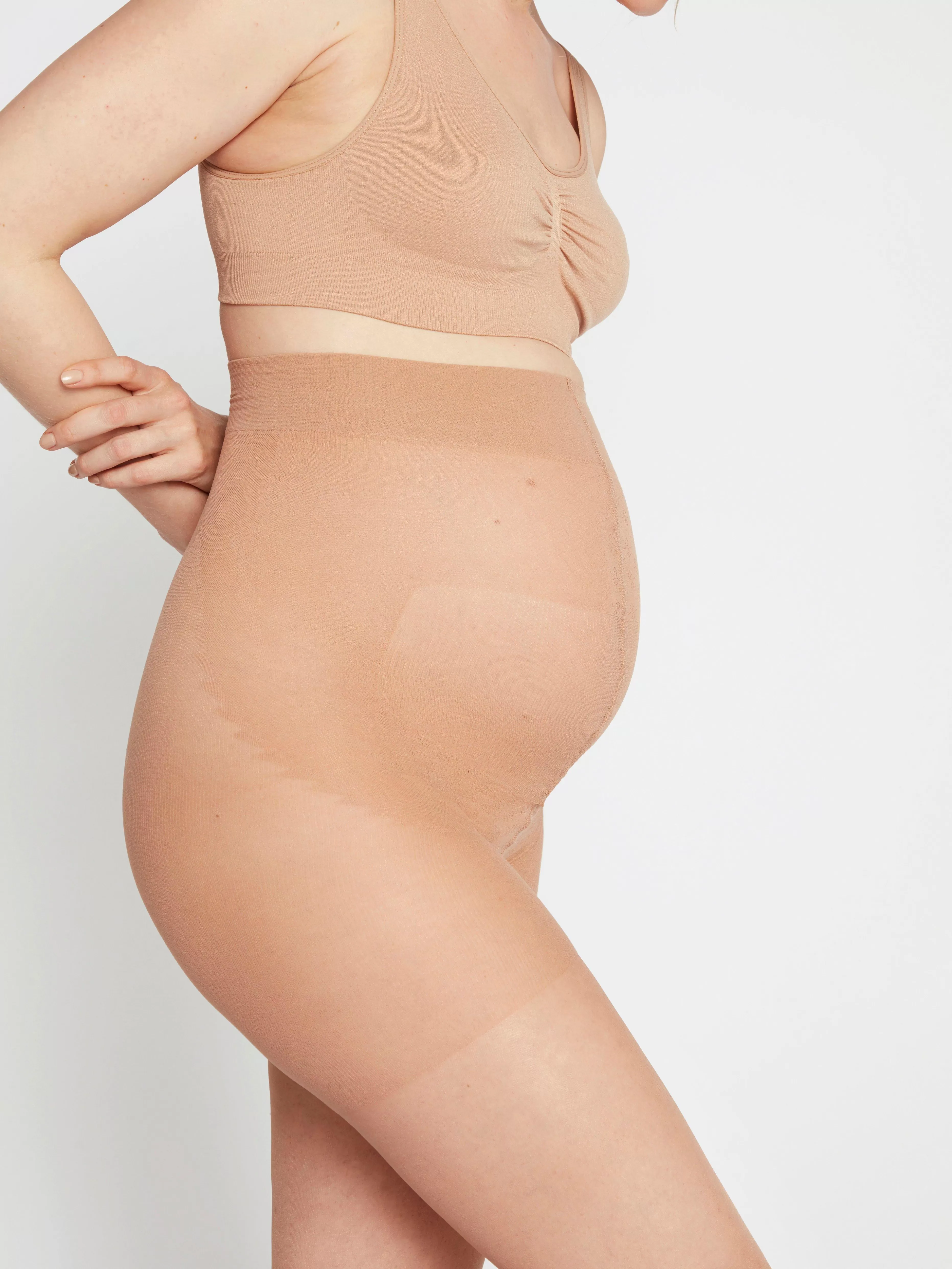 Dam Lindex Mom Medium Support Semi Shine Strumpbyxor 20 Denier