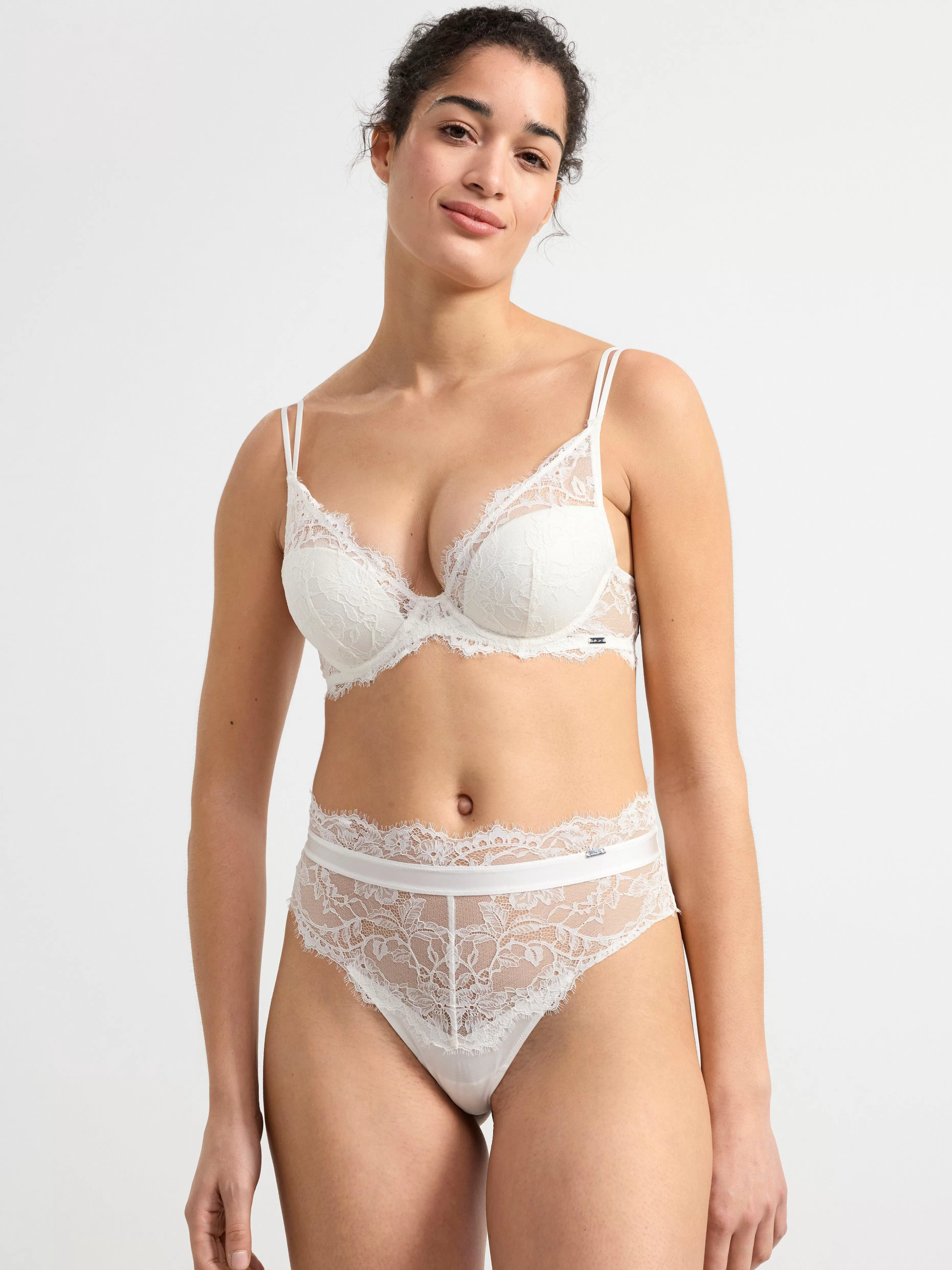 Dam Lindex Peony Push-Up Bh Med Spets