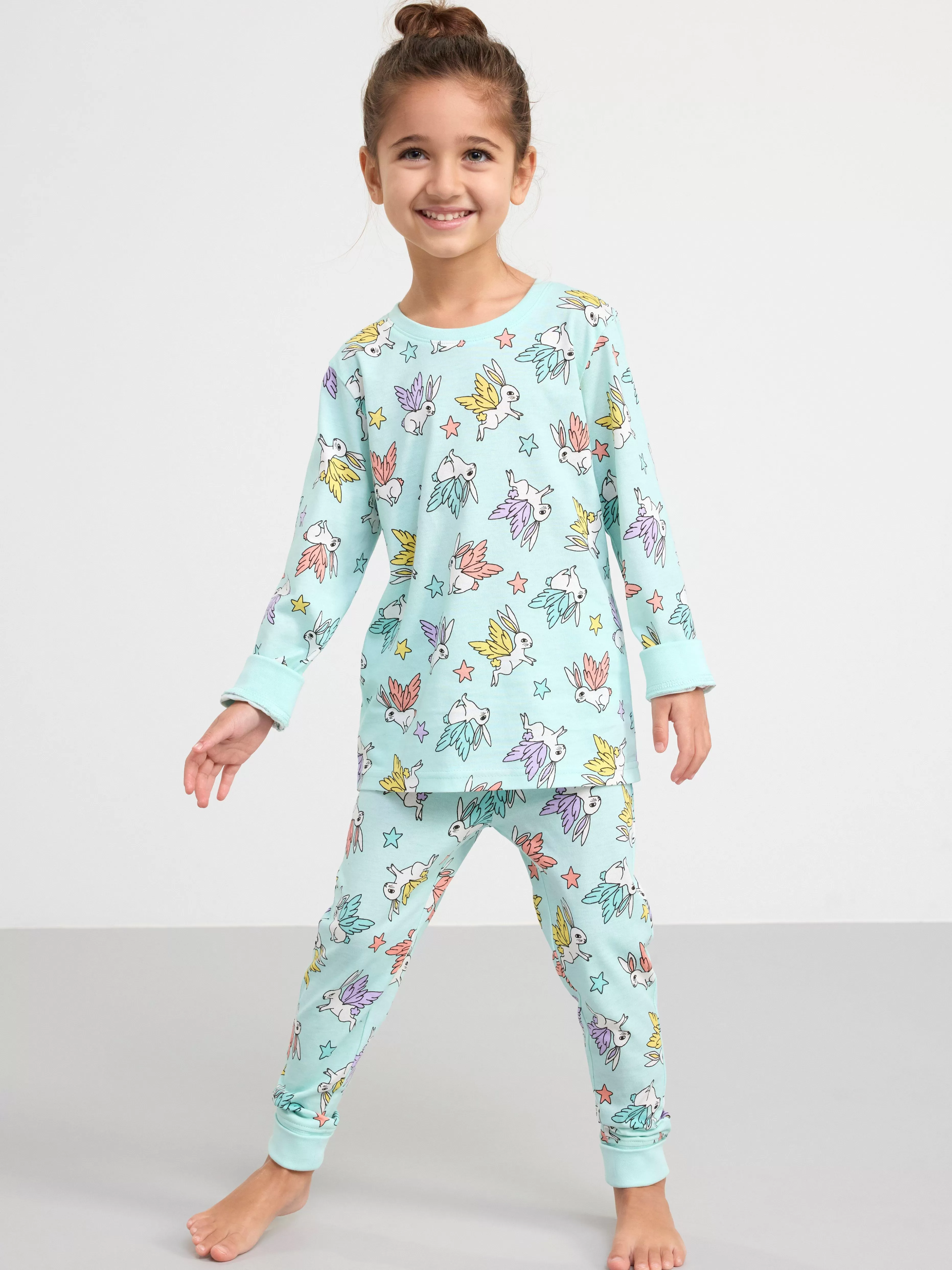 Barn Lindex Pyjamasset Med Kaniner
