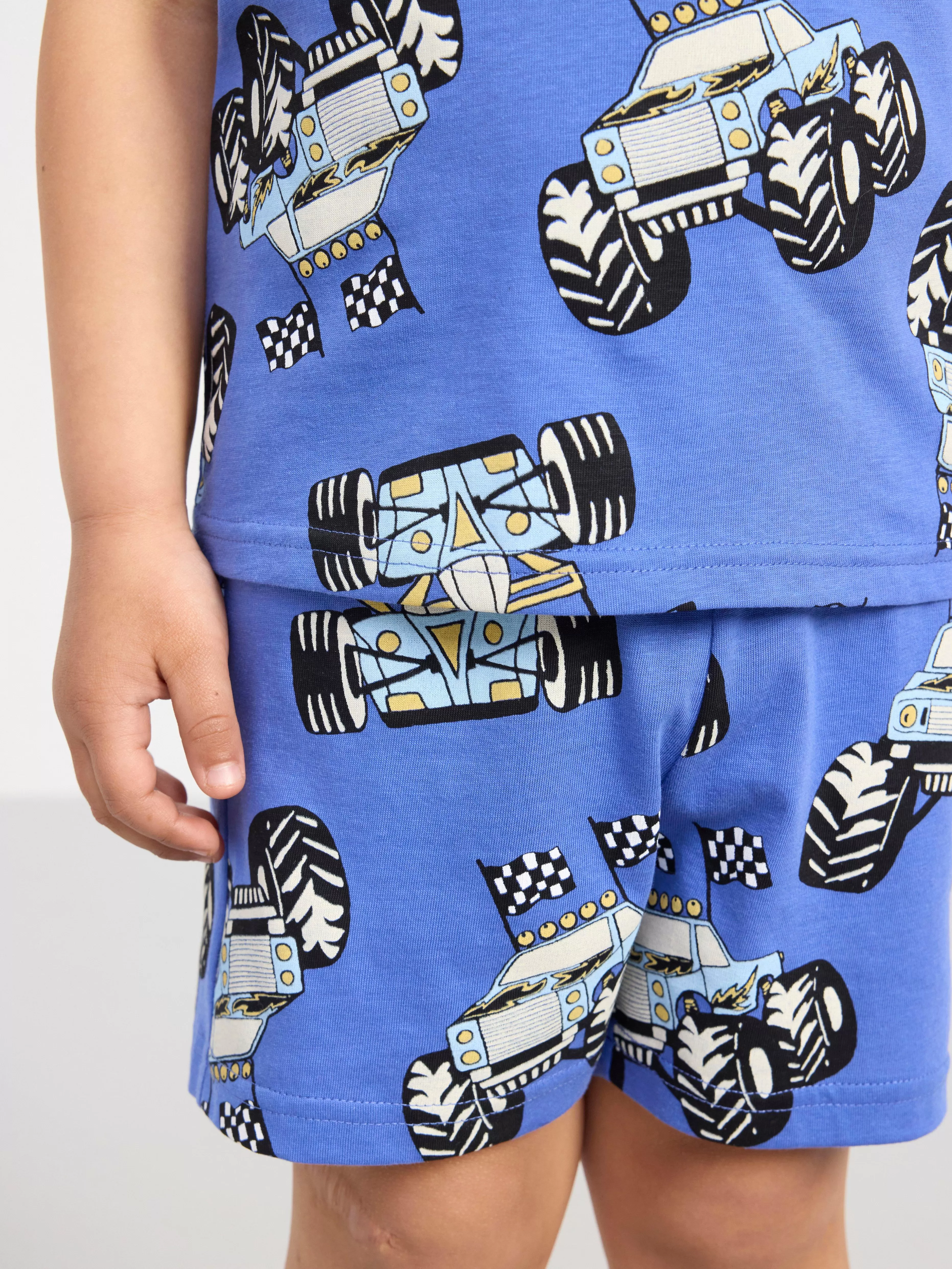 Barn Lindex Pyjamasset Med T-Shirt Och Shorts