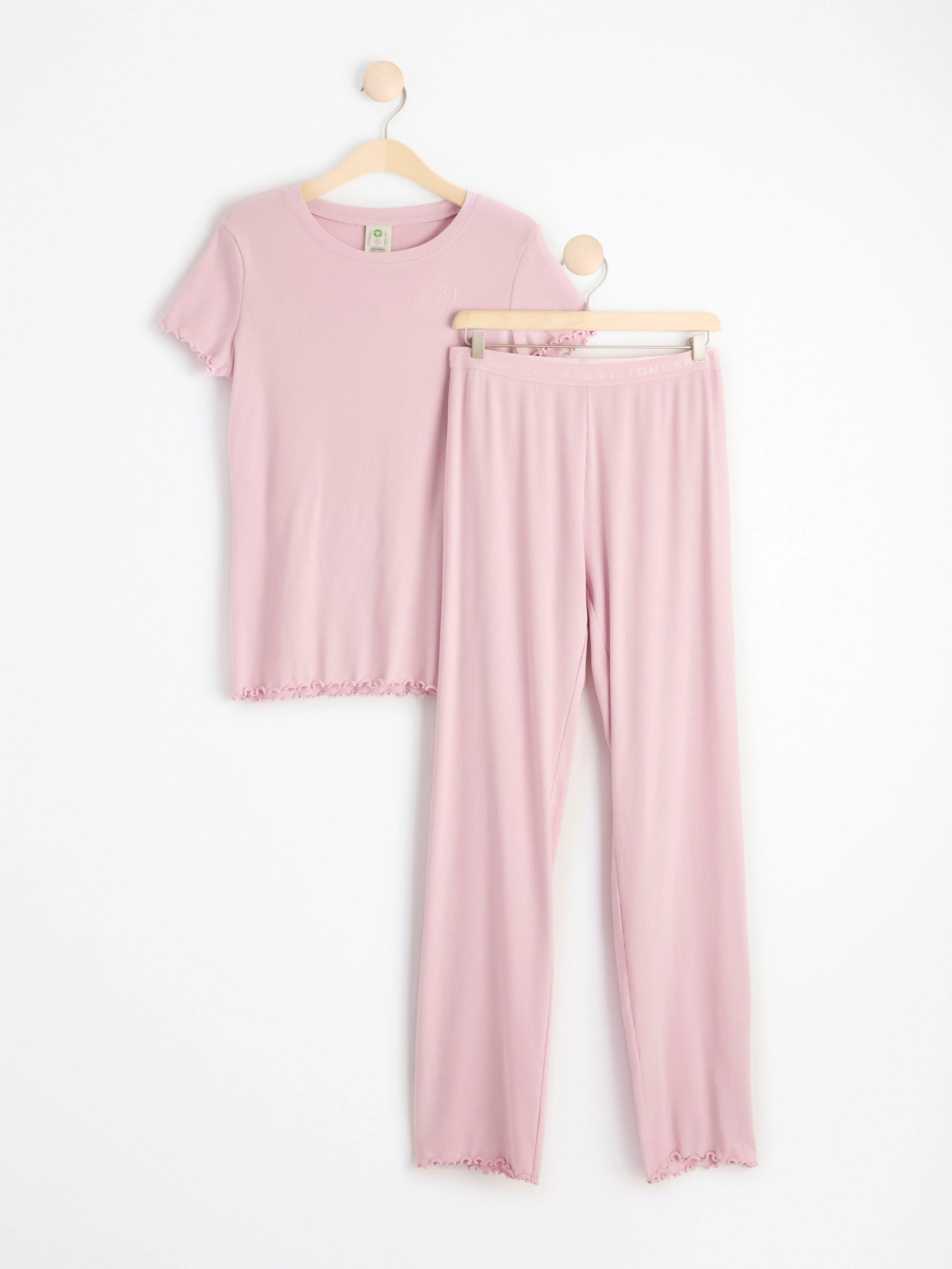 Barn Lindex Ribbat Pyjamasset