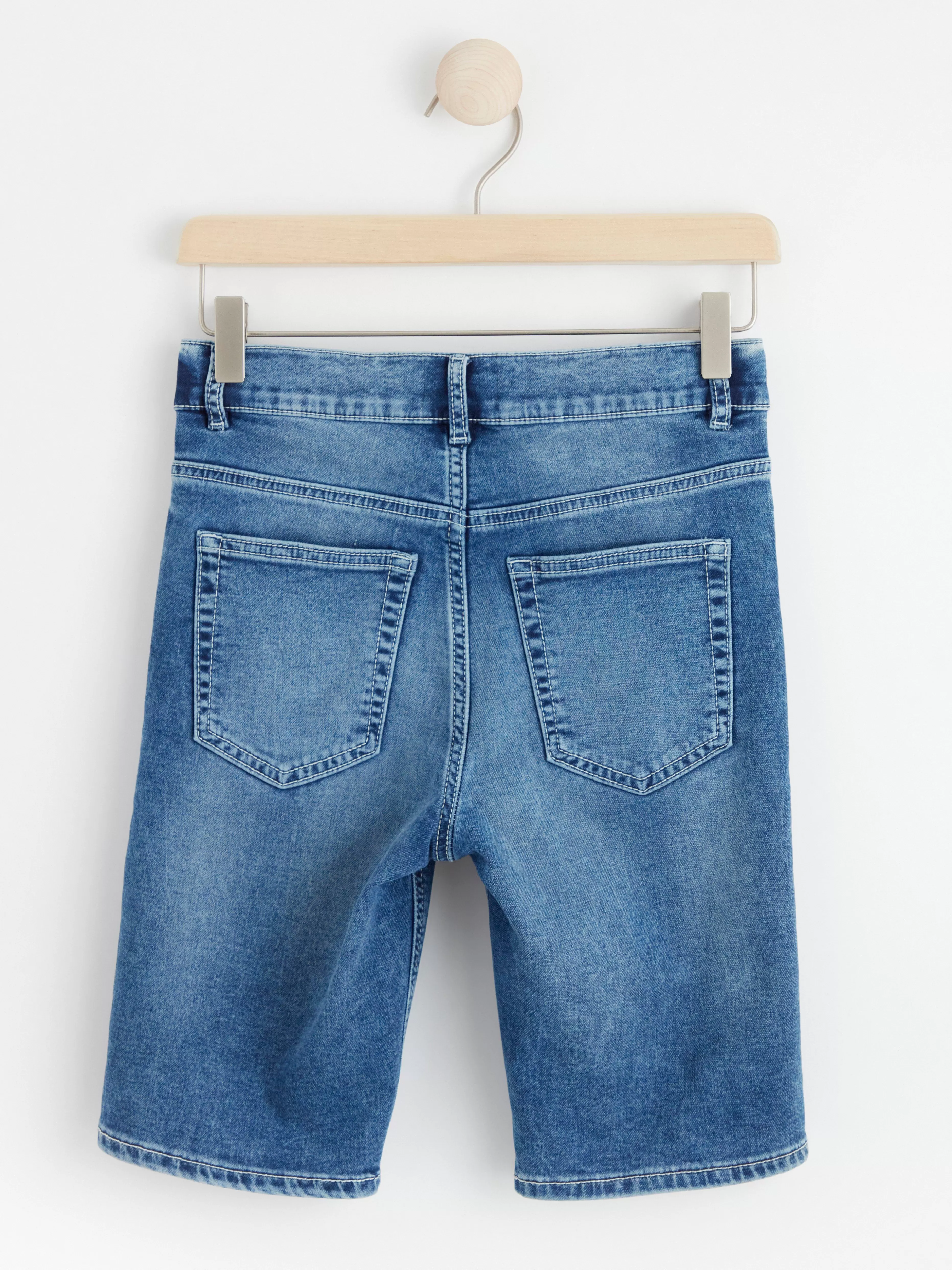 Barn Lindex Sam Jeansshorts Med Normalhog Midja Och Smal Passform