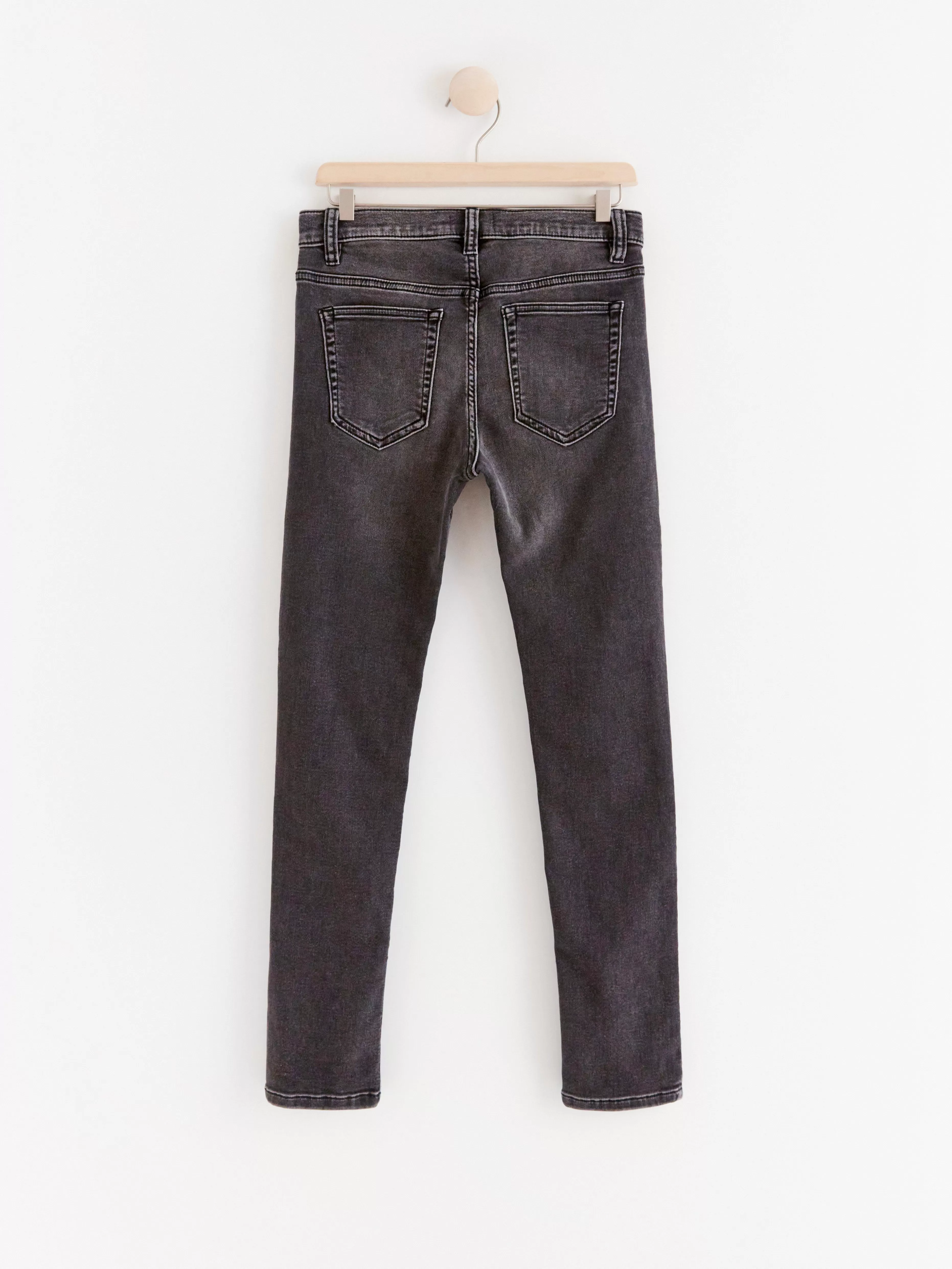 Barn Lindex Sam Superstretchiga Trikajeans Med Slim Fit Och Normalhog Midja