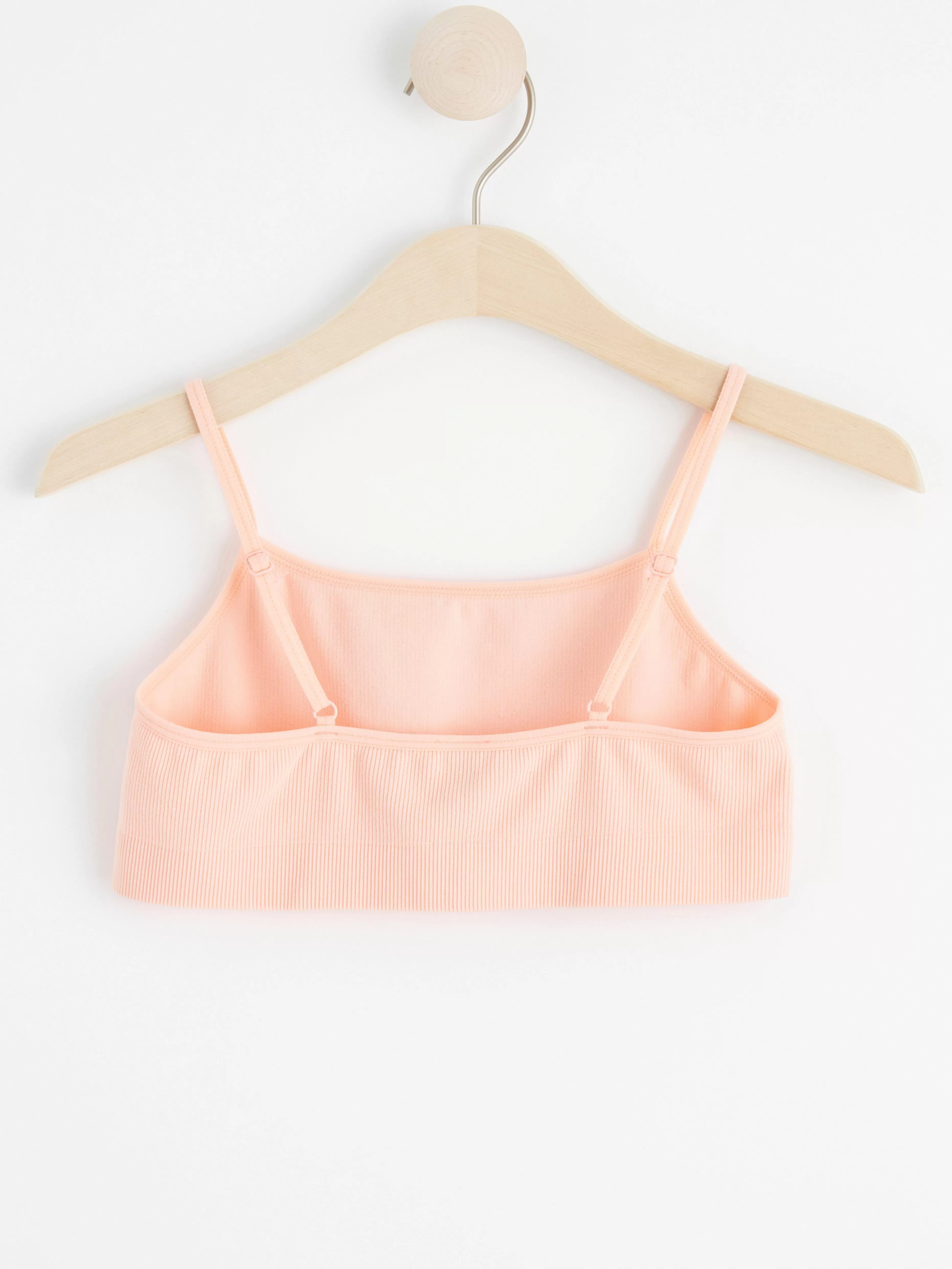 Barn Lindex Seamless Ribbad Kort Topp