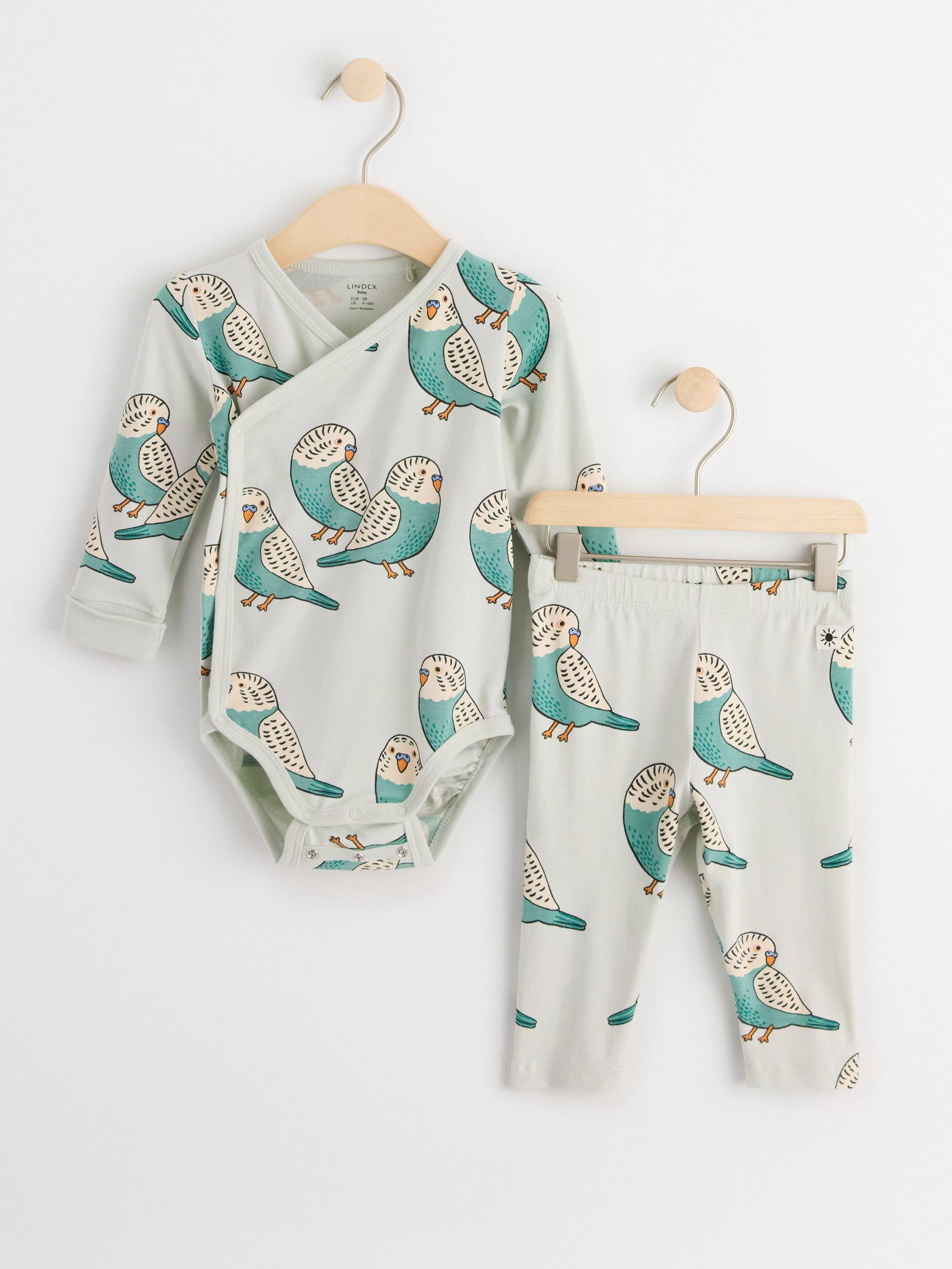 Bebis Lindex Set Med Omlottbody Och Leggings