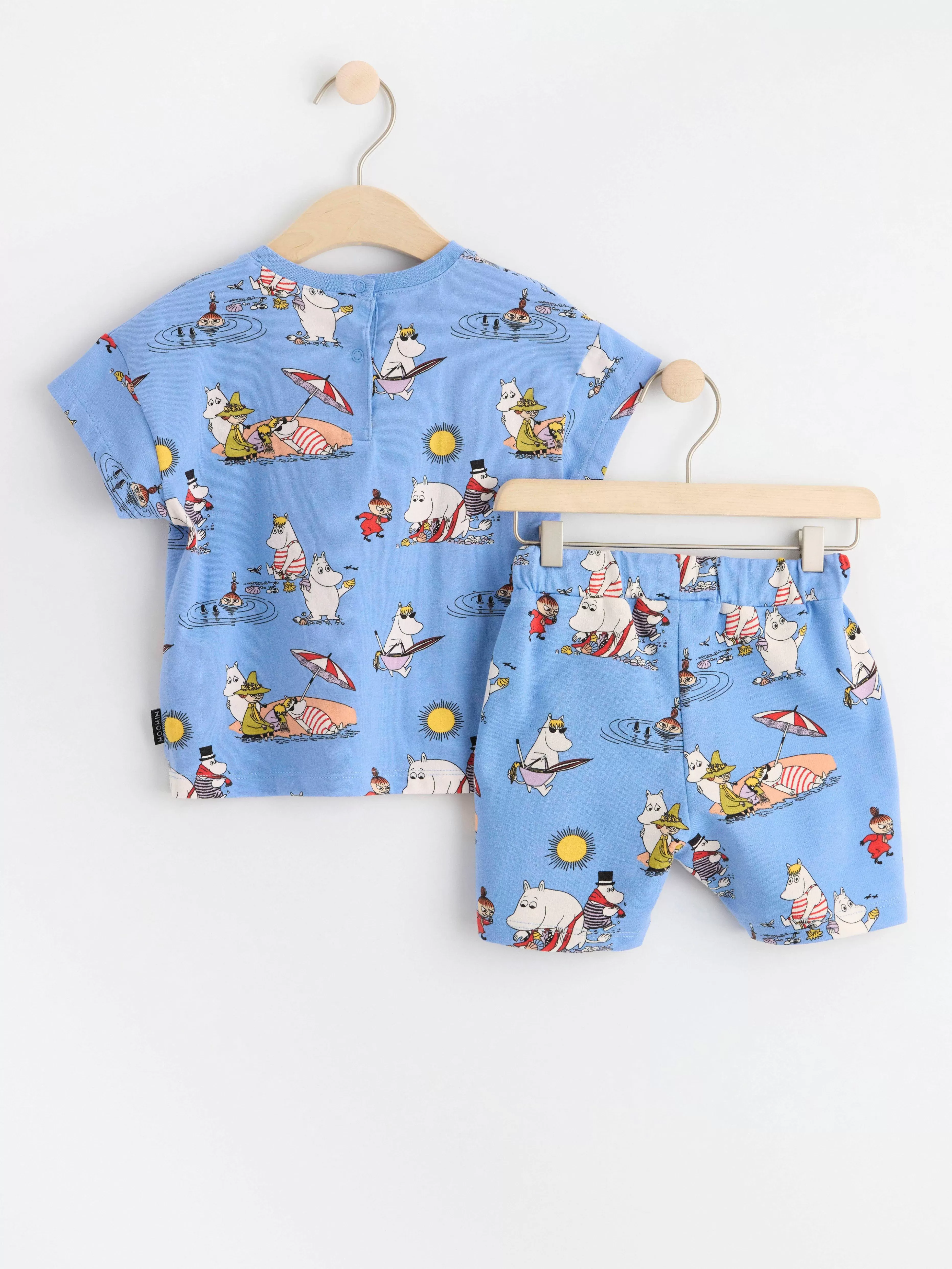 Bebis Lindex Set Med T-Shirt Och Shorts Med Mumin