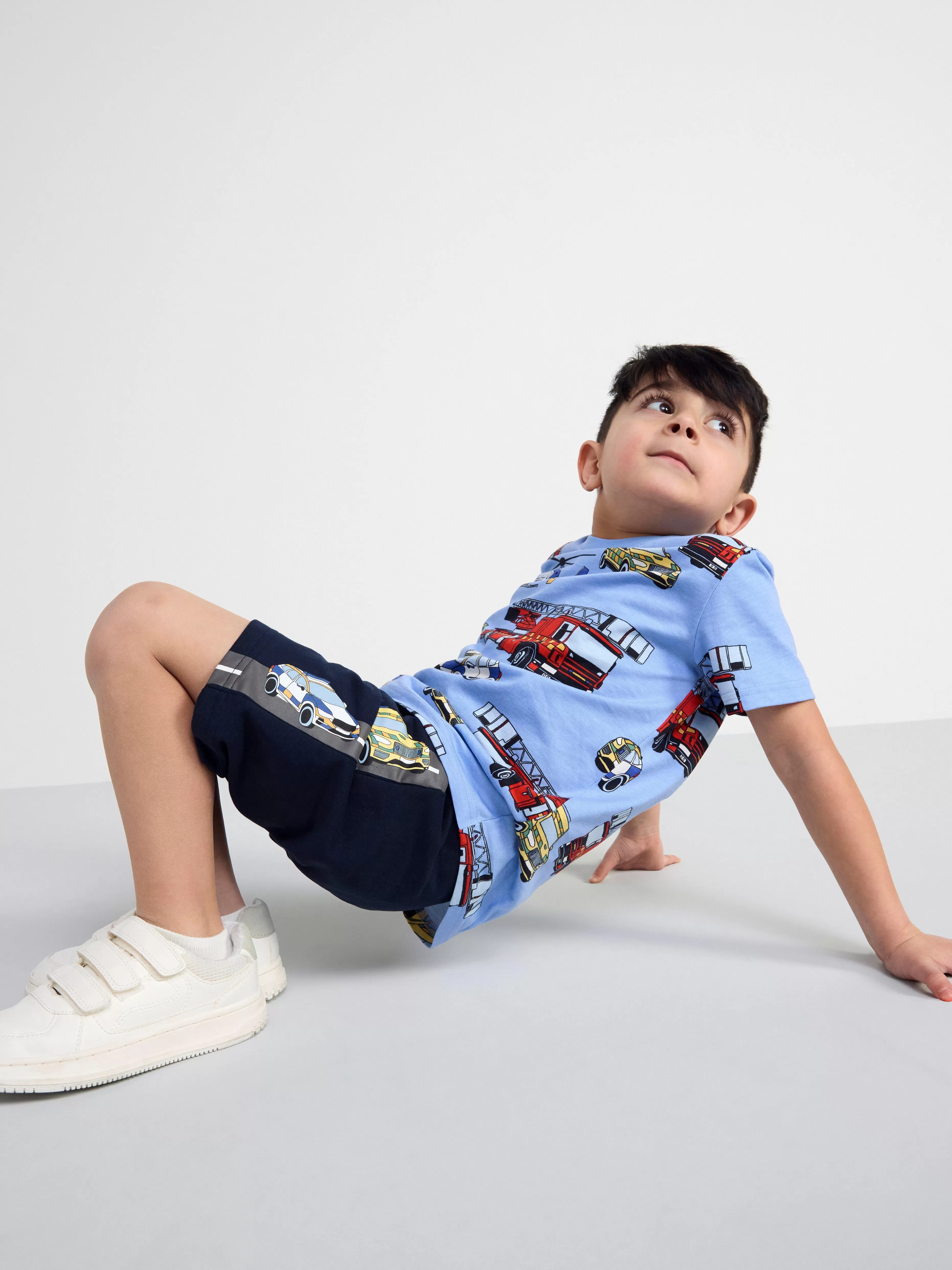 Barn Lindex Shorts Med Bilar