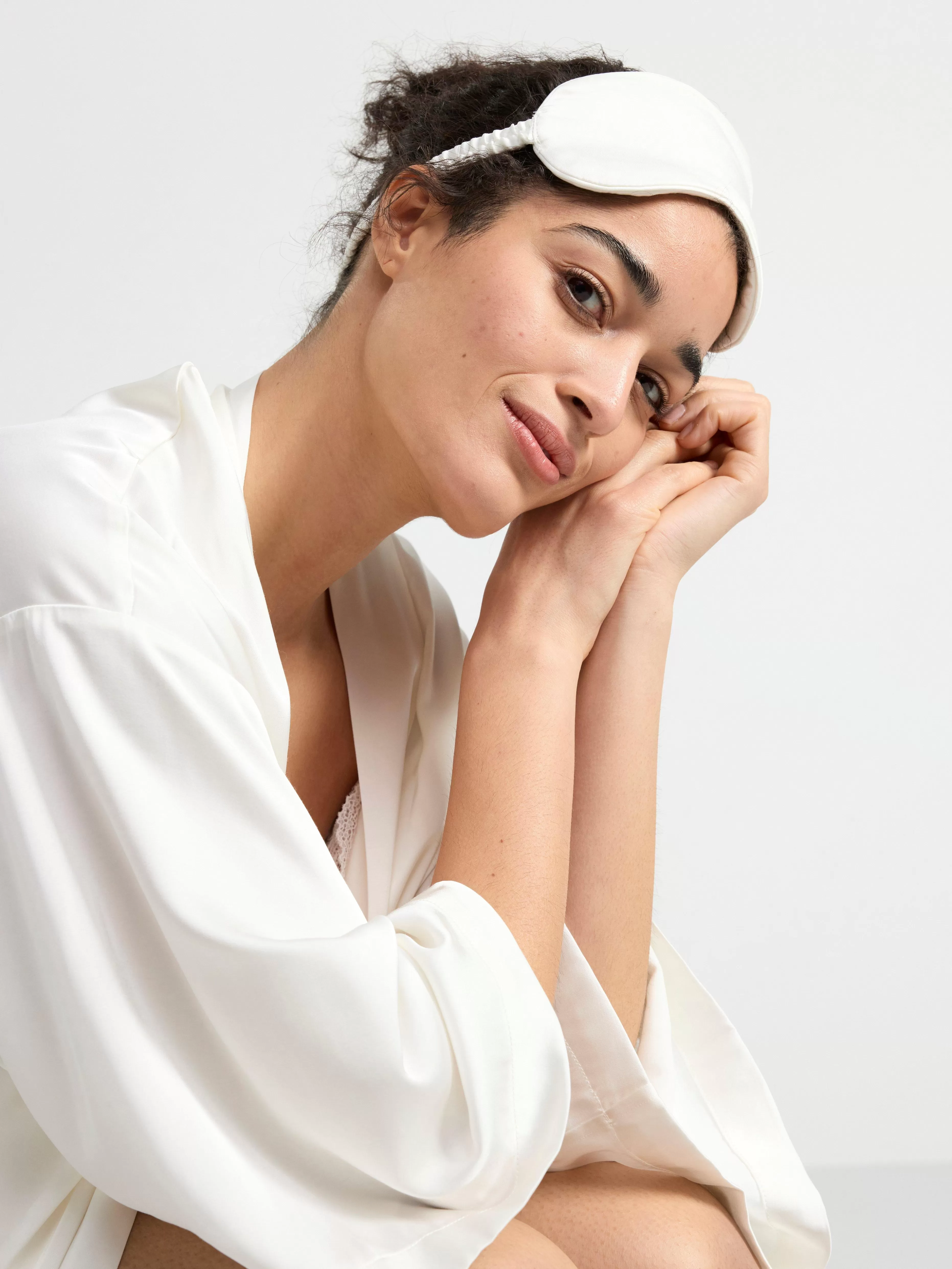 Dam Lindex Sovmask I Satin