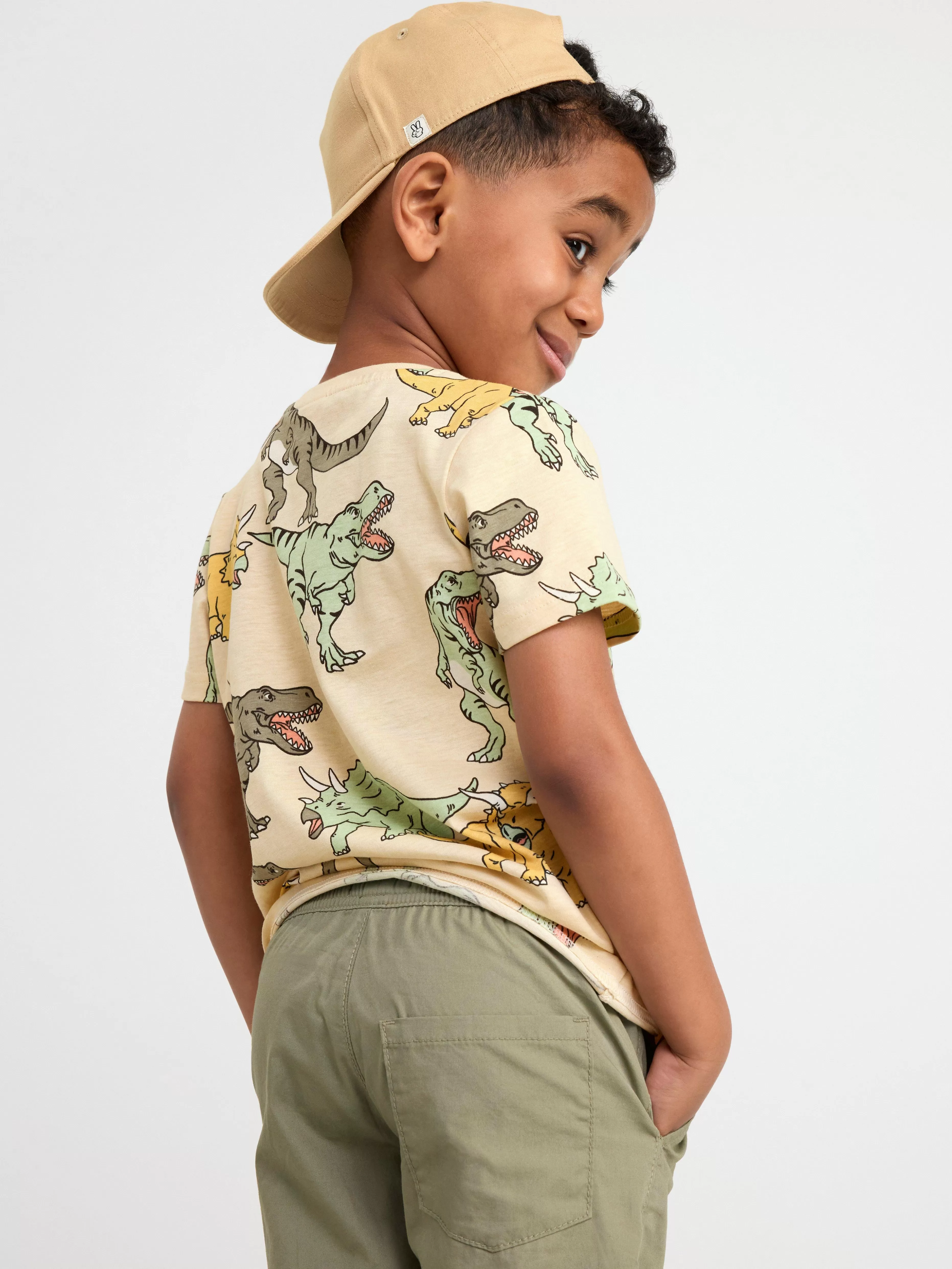 Barn Lindex Sven Poplinshorts Med Raka Ben Och Normalhog Midja