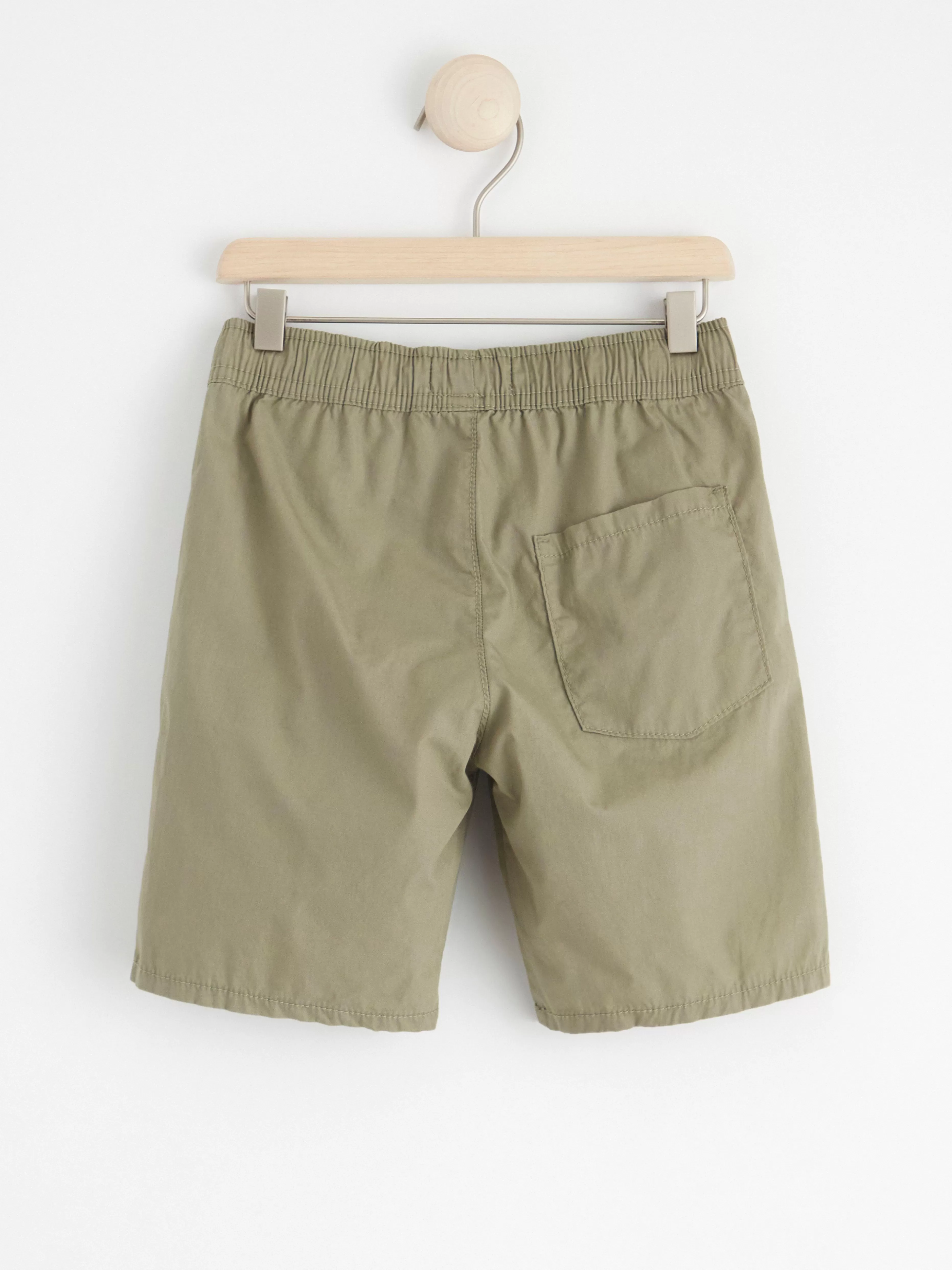 Barn Lindex Sven Poplinshorts Med Raka Ben Och Normalhog Midja