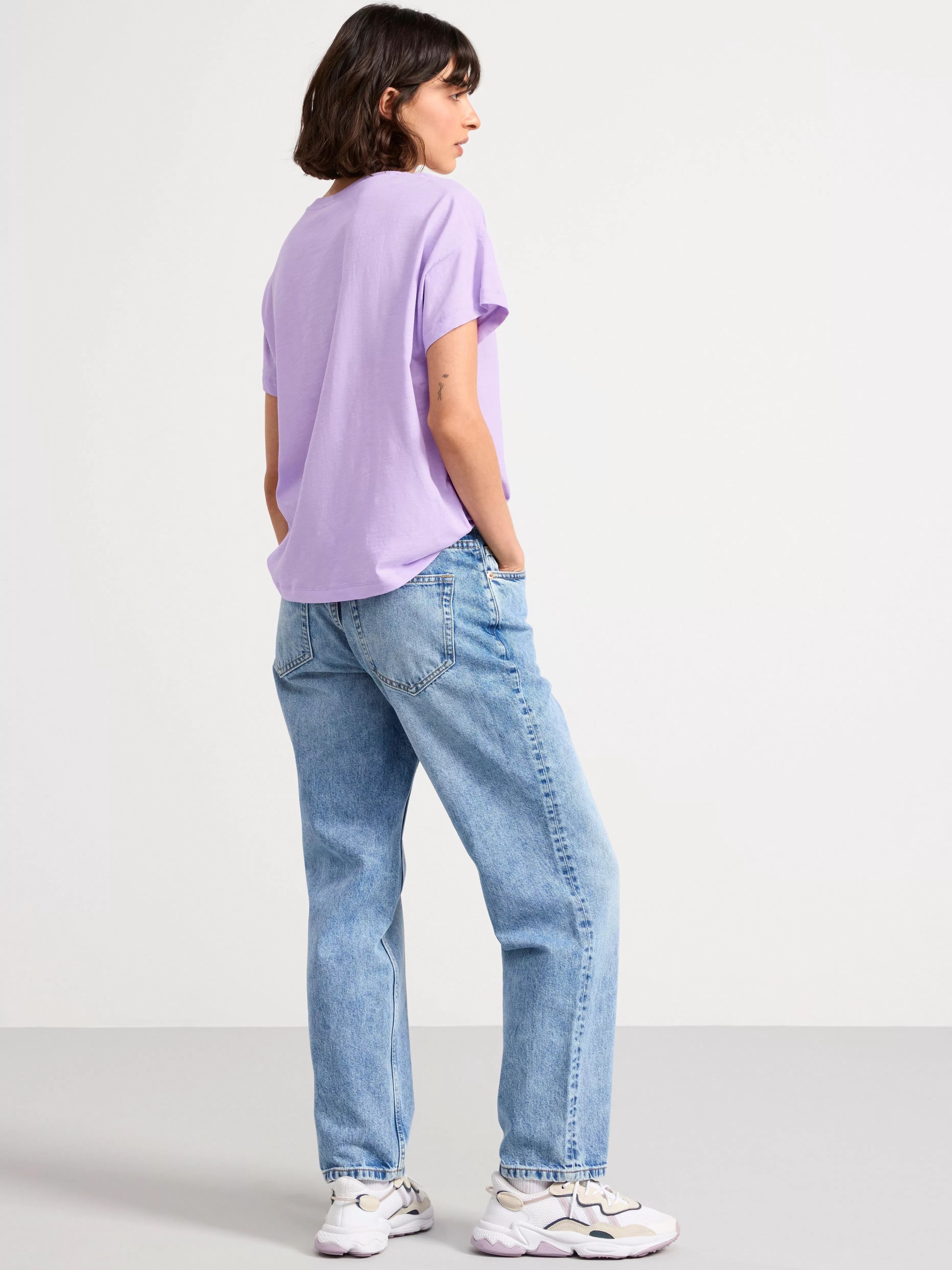 Dam Lindex T-Shirt I Bomull