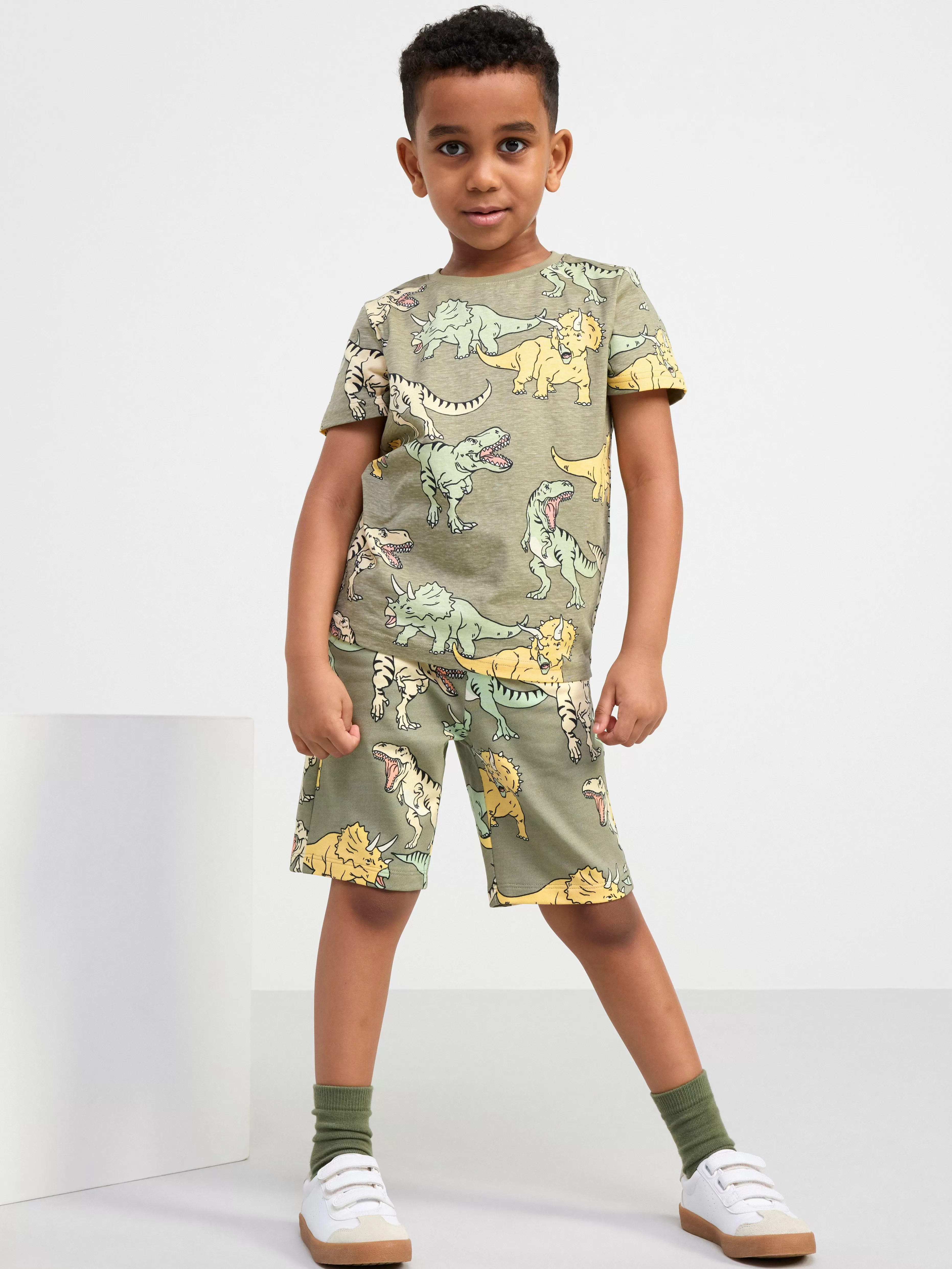 Barn Lindex T-Shirt Med Dinosaurier