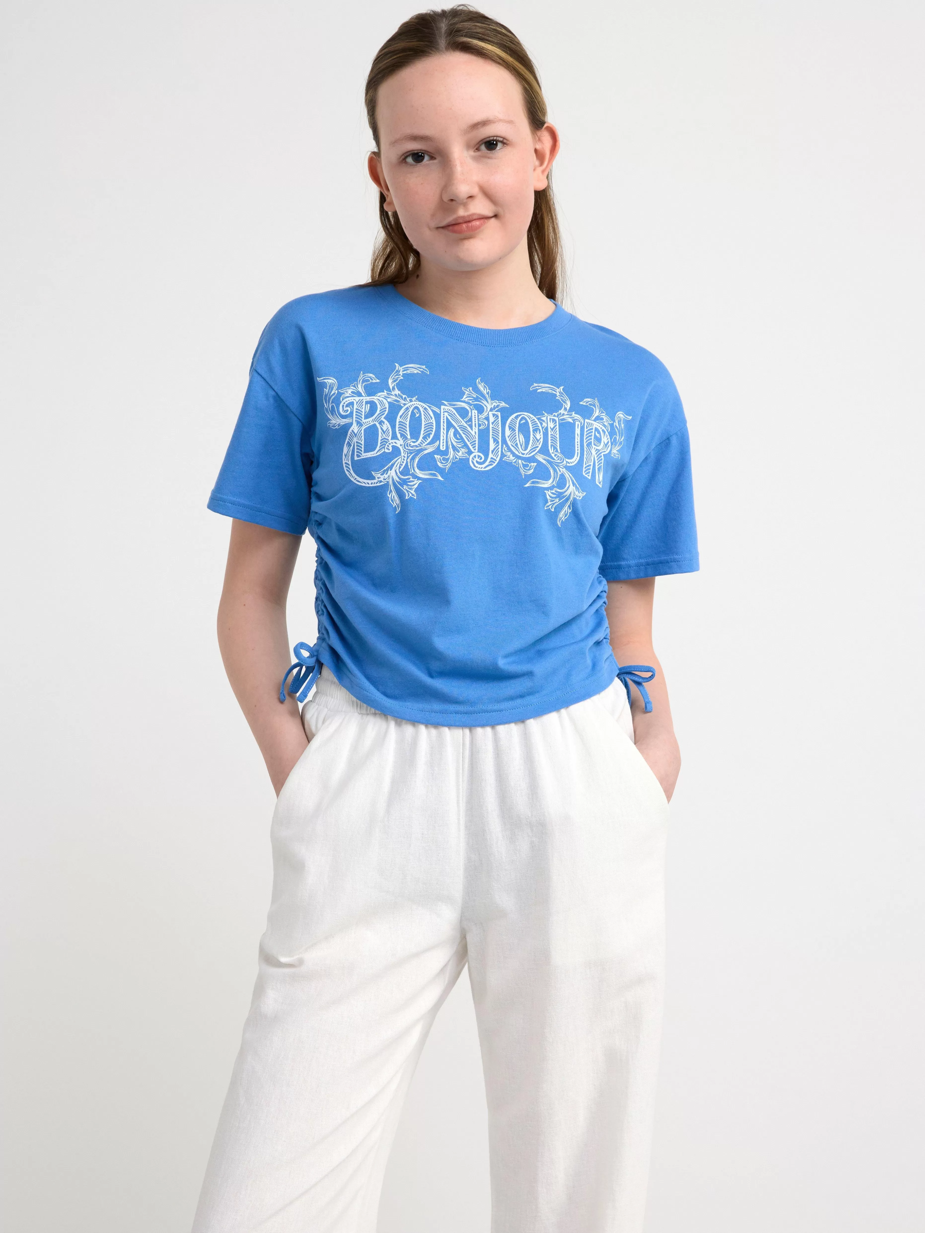 Barn Lindex T-Shirt Med Dragsko