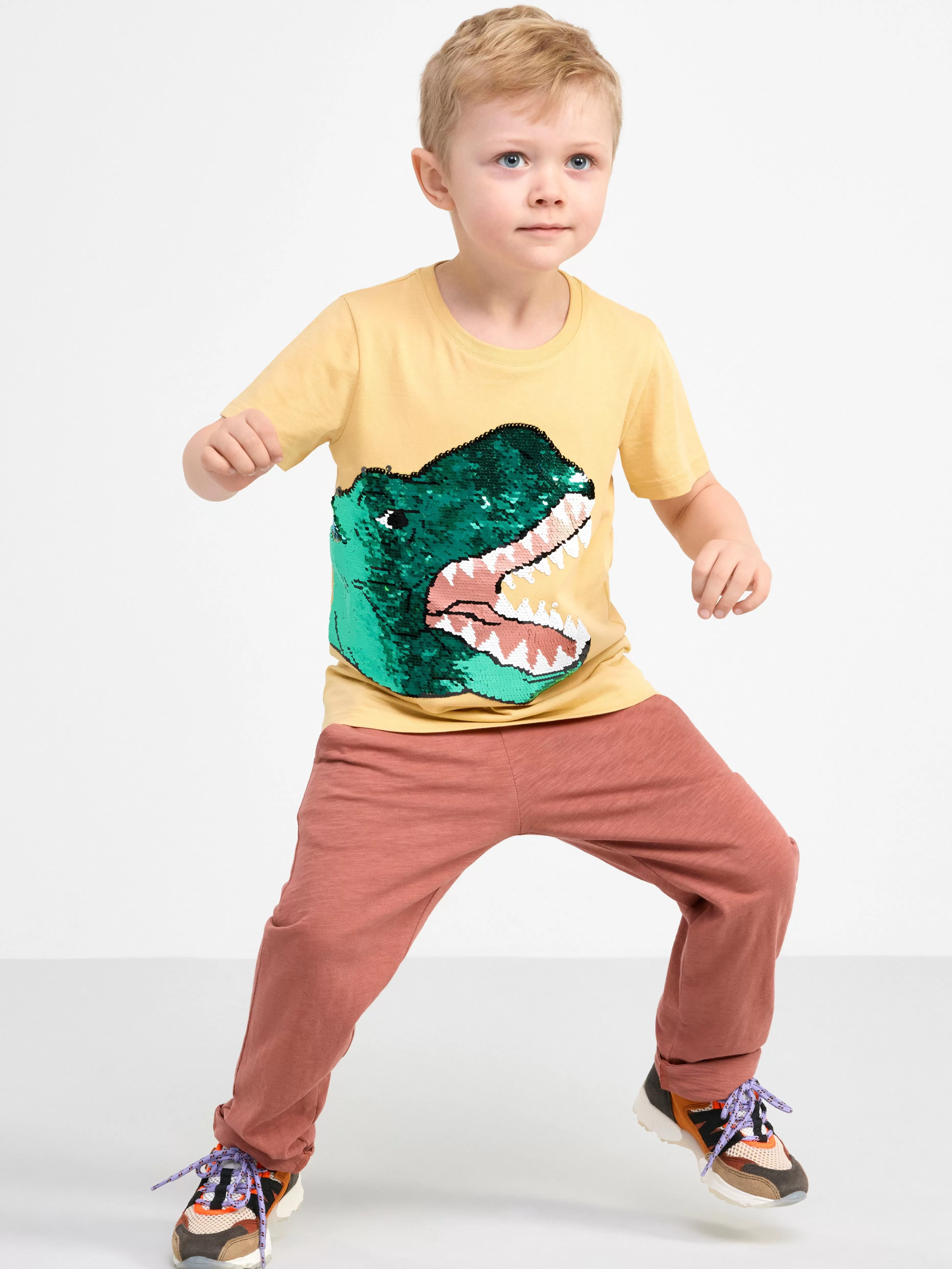 Barn Lindex T-Shirt Med Vandbara Paljetter