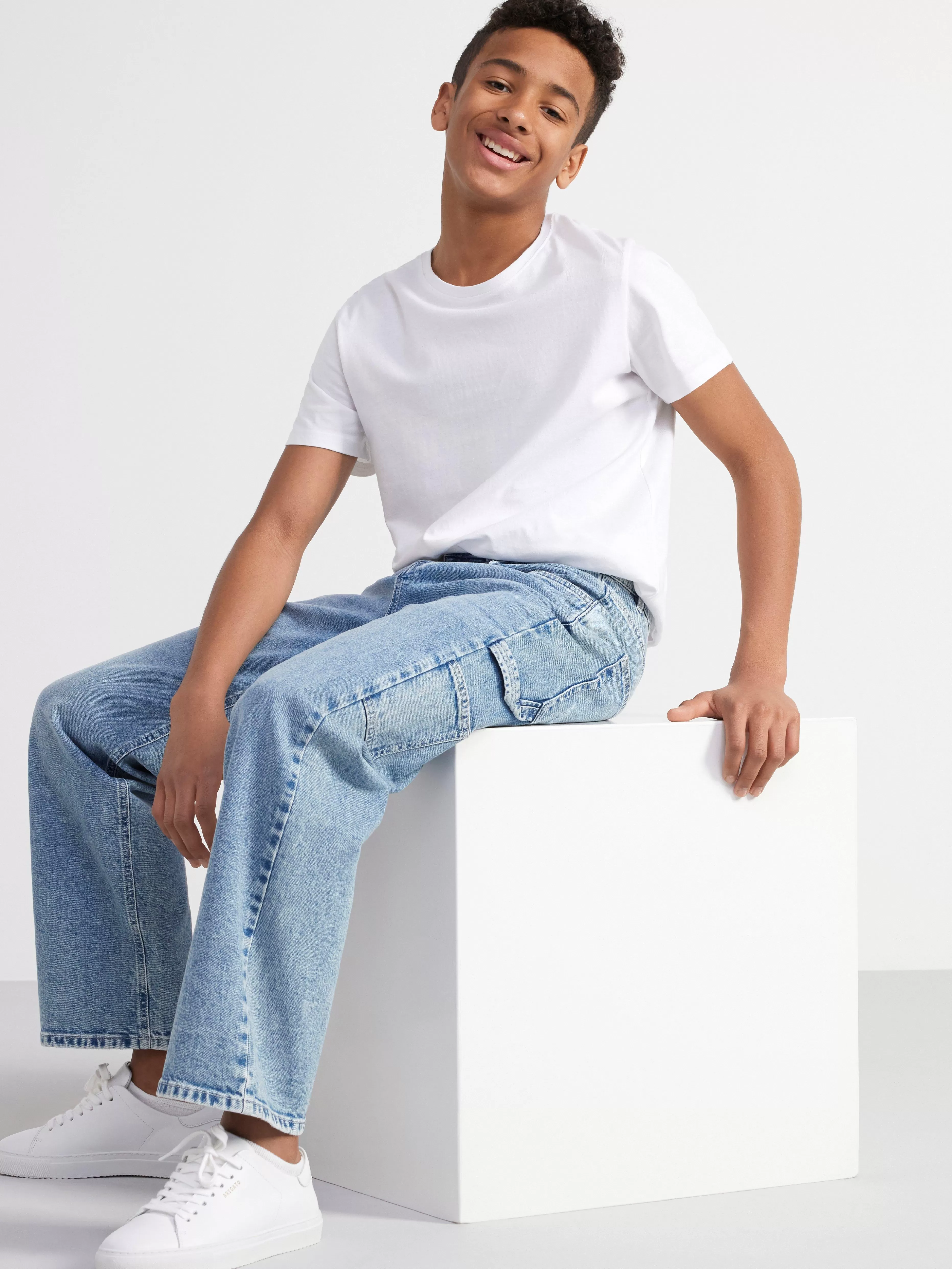 Barn Lindex Vidar Vida Jeans Med Rakt Ben Och Normalhog Midja