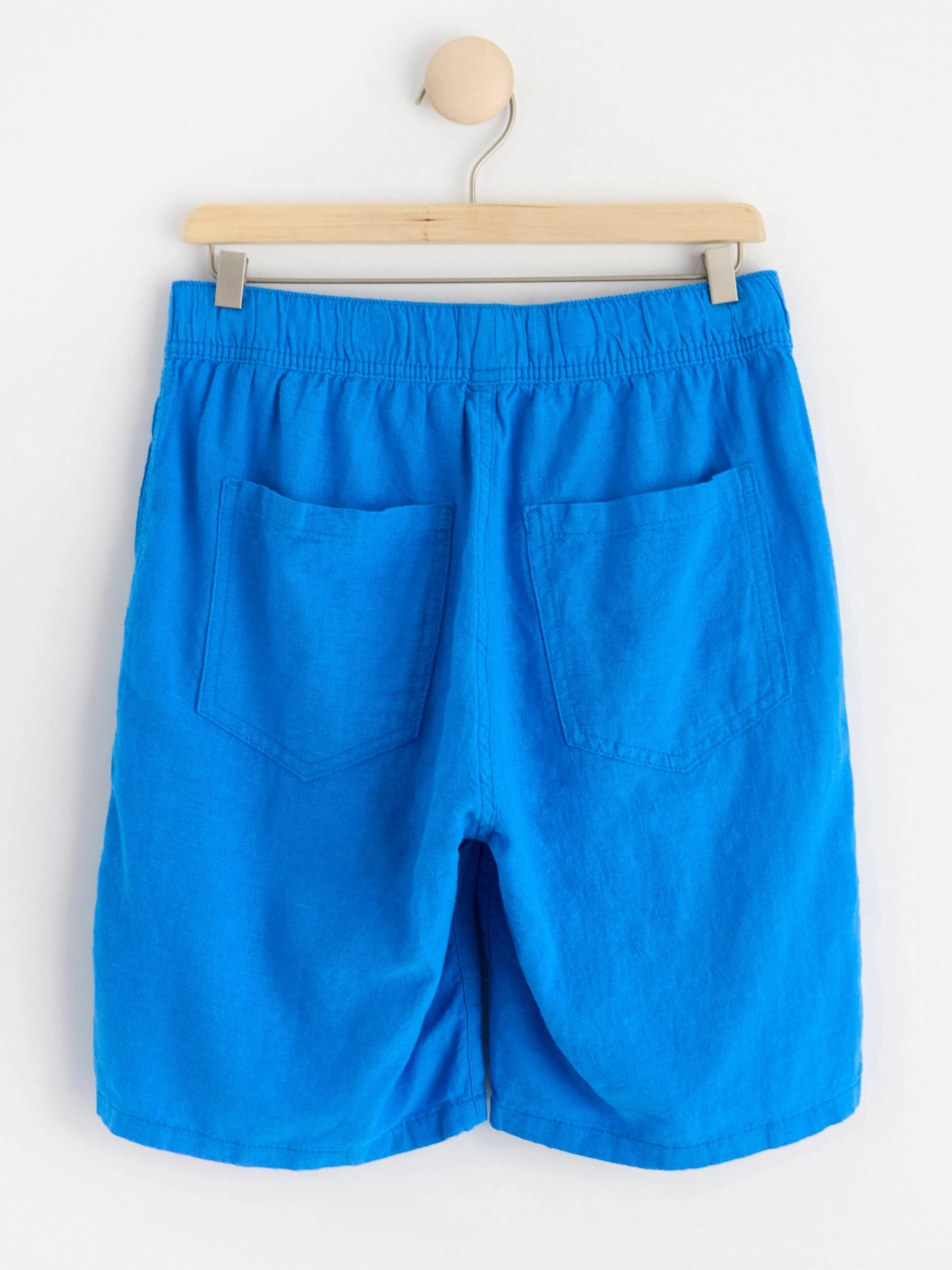 Barn Lindex Vilgot Vida Shorts Med Normalhog Midja I Linneblandning
